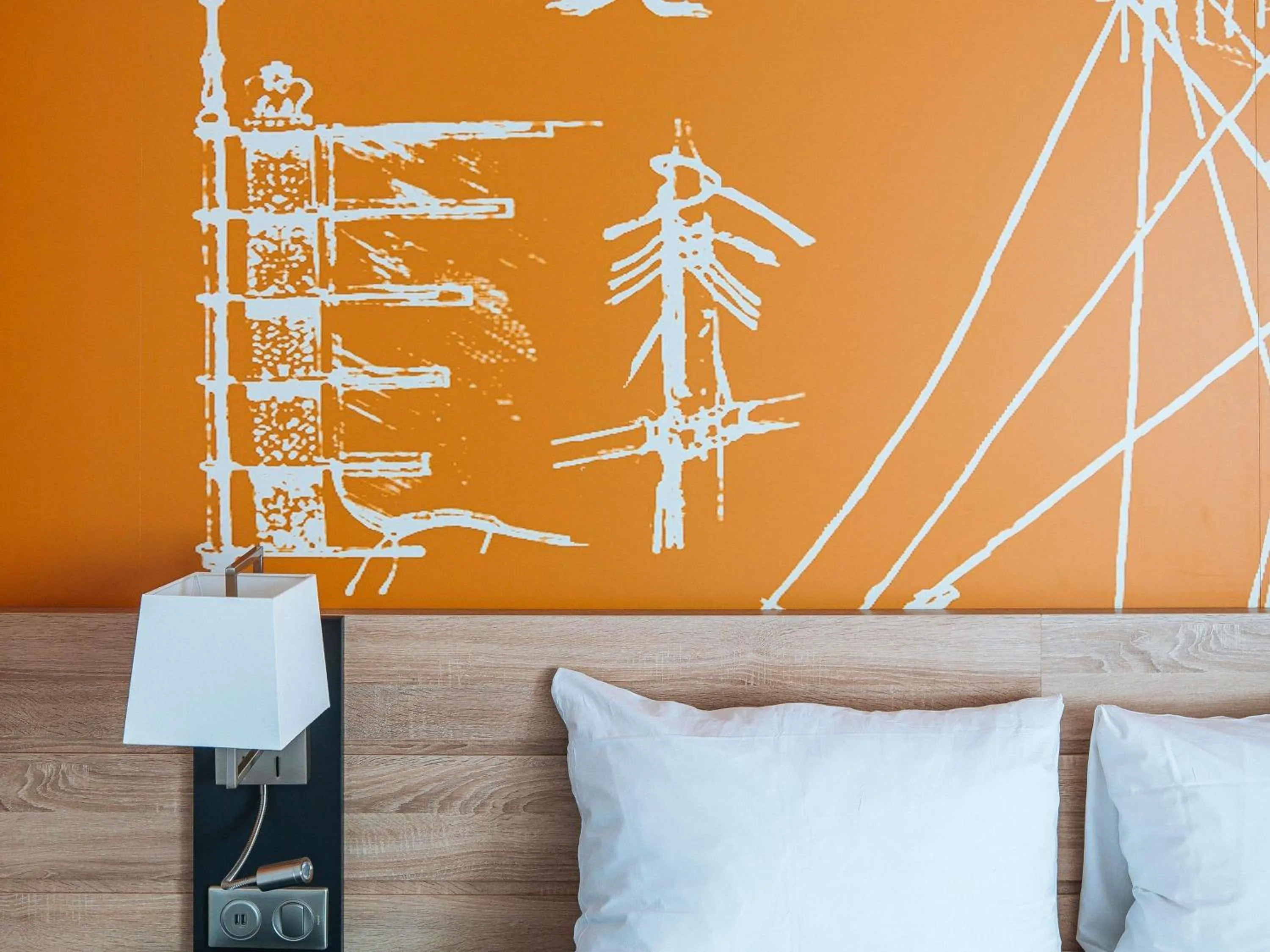 Bedroom in ibis Styles Ancenis Centre