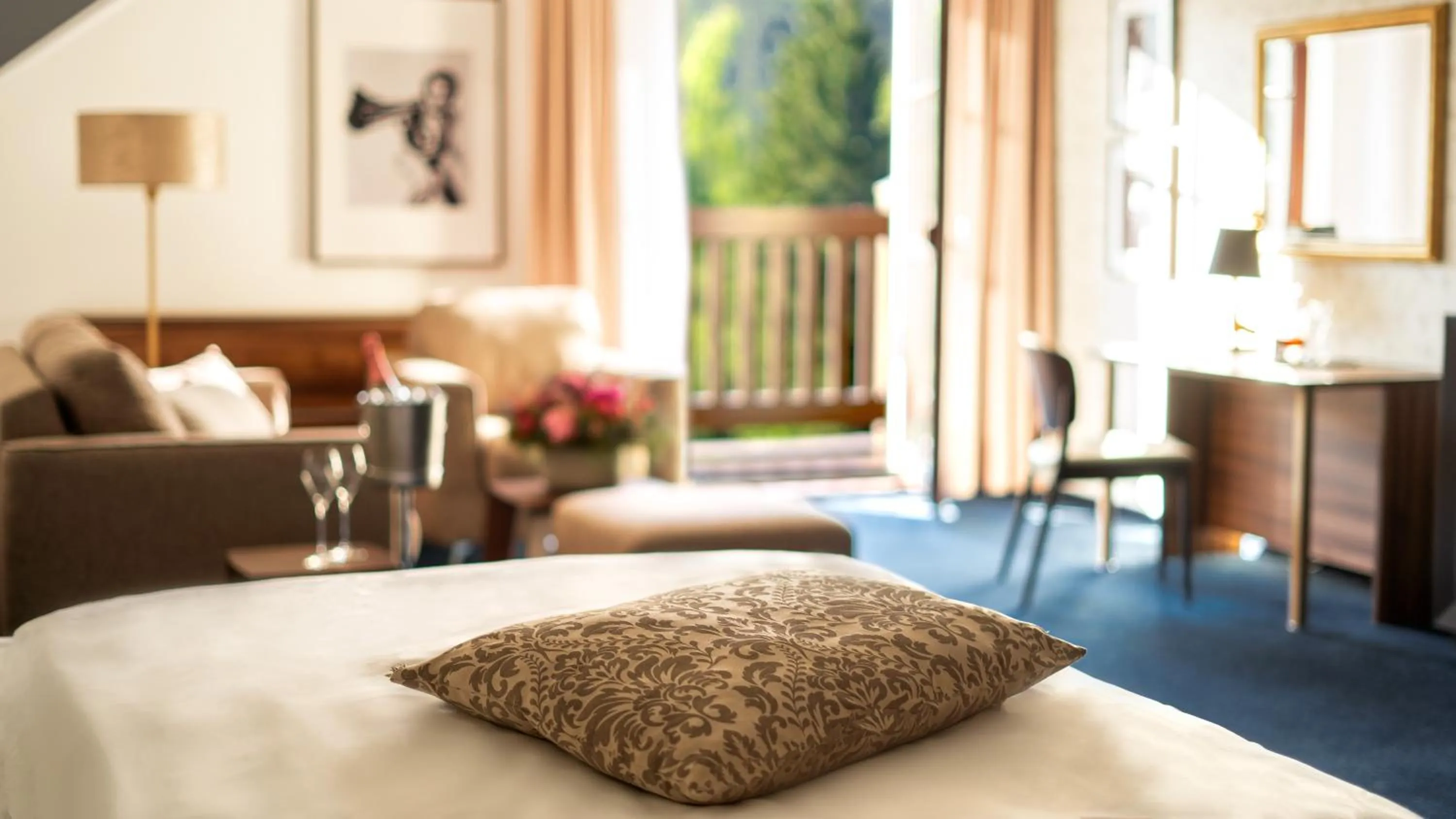 Bed in Hotel Savoy Špindlerův Mlýn