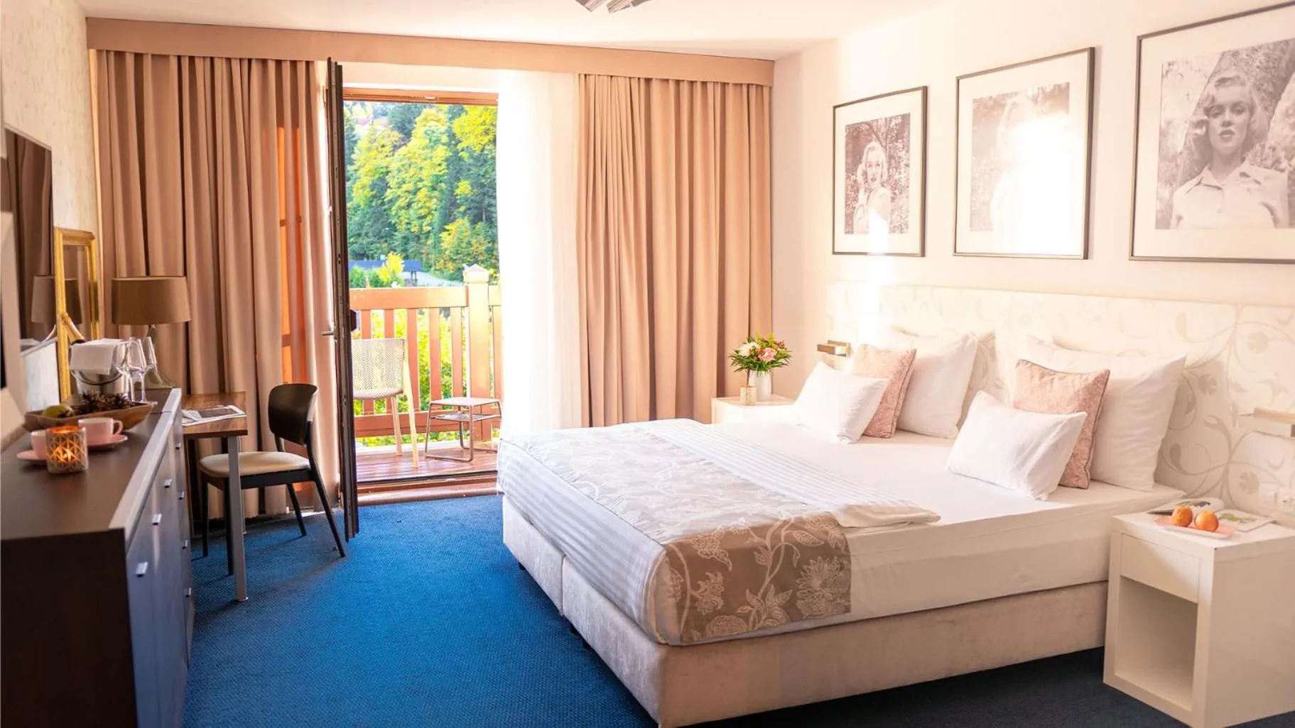 Bed in Hotel Savoy Špindlerův Mlýn