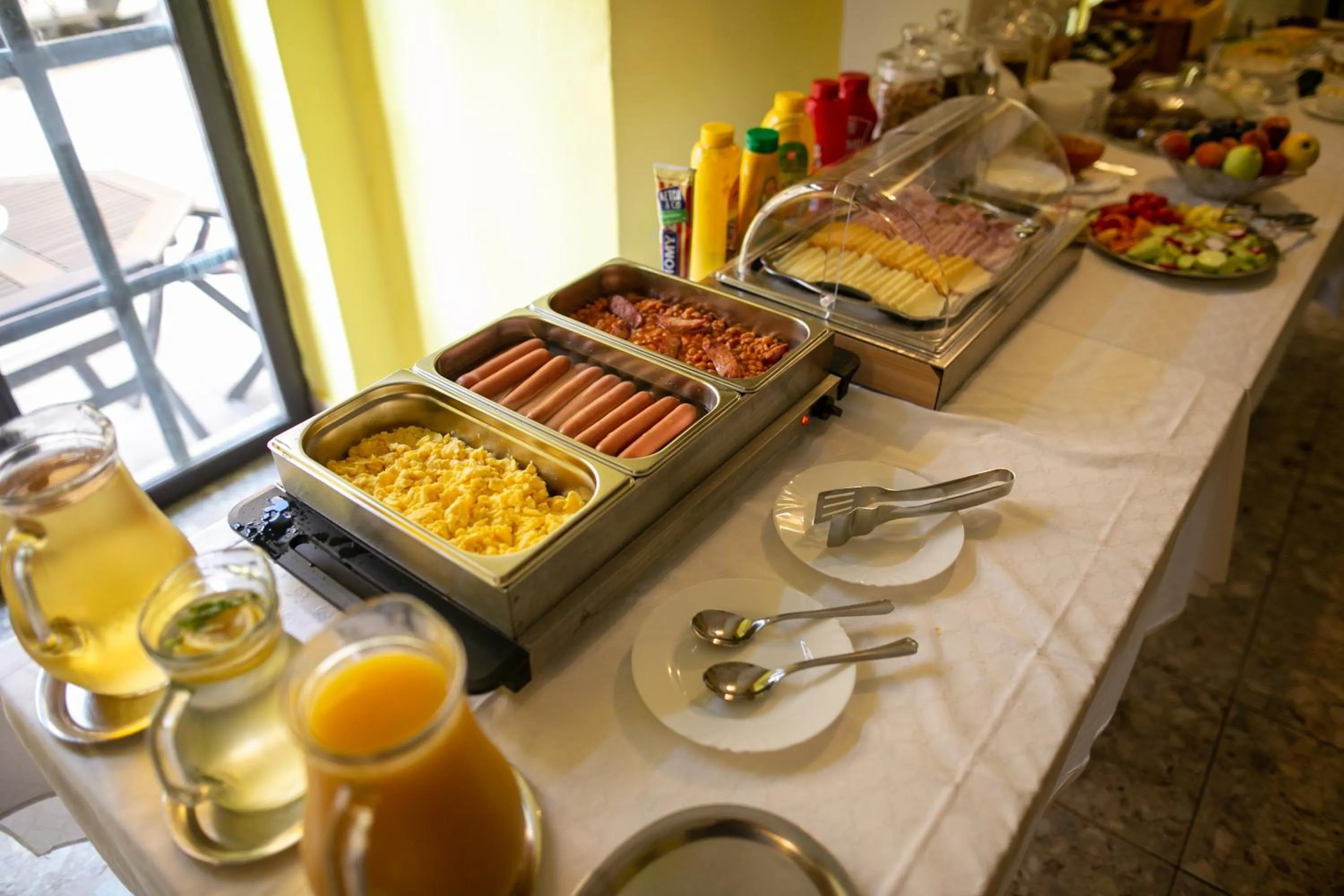 Buffet breakfast in Hotel Morava