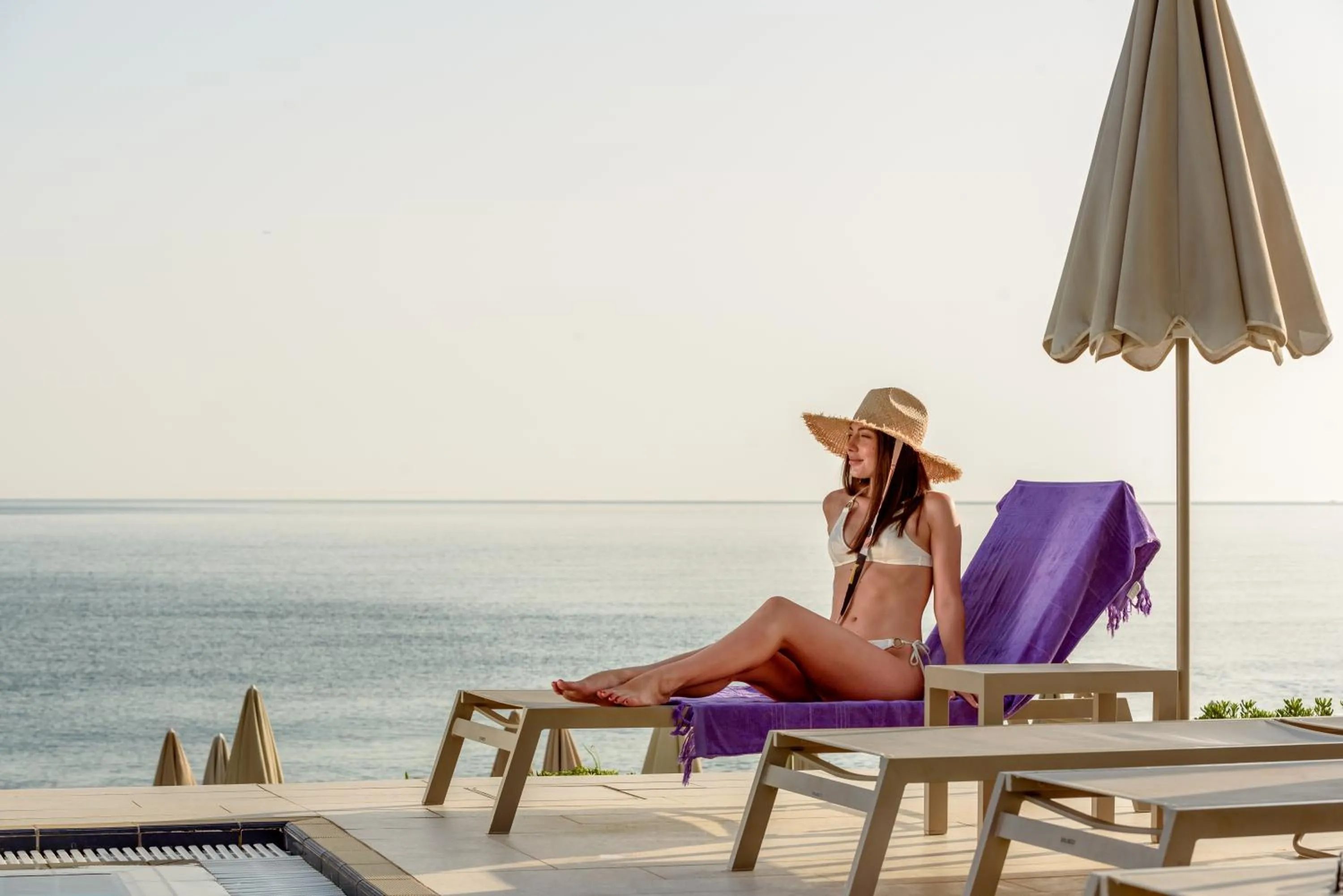 Beach in Blue Dome Hotel