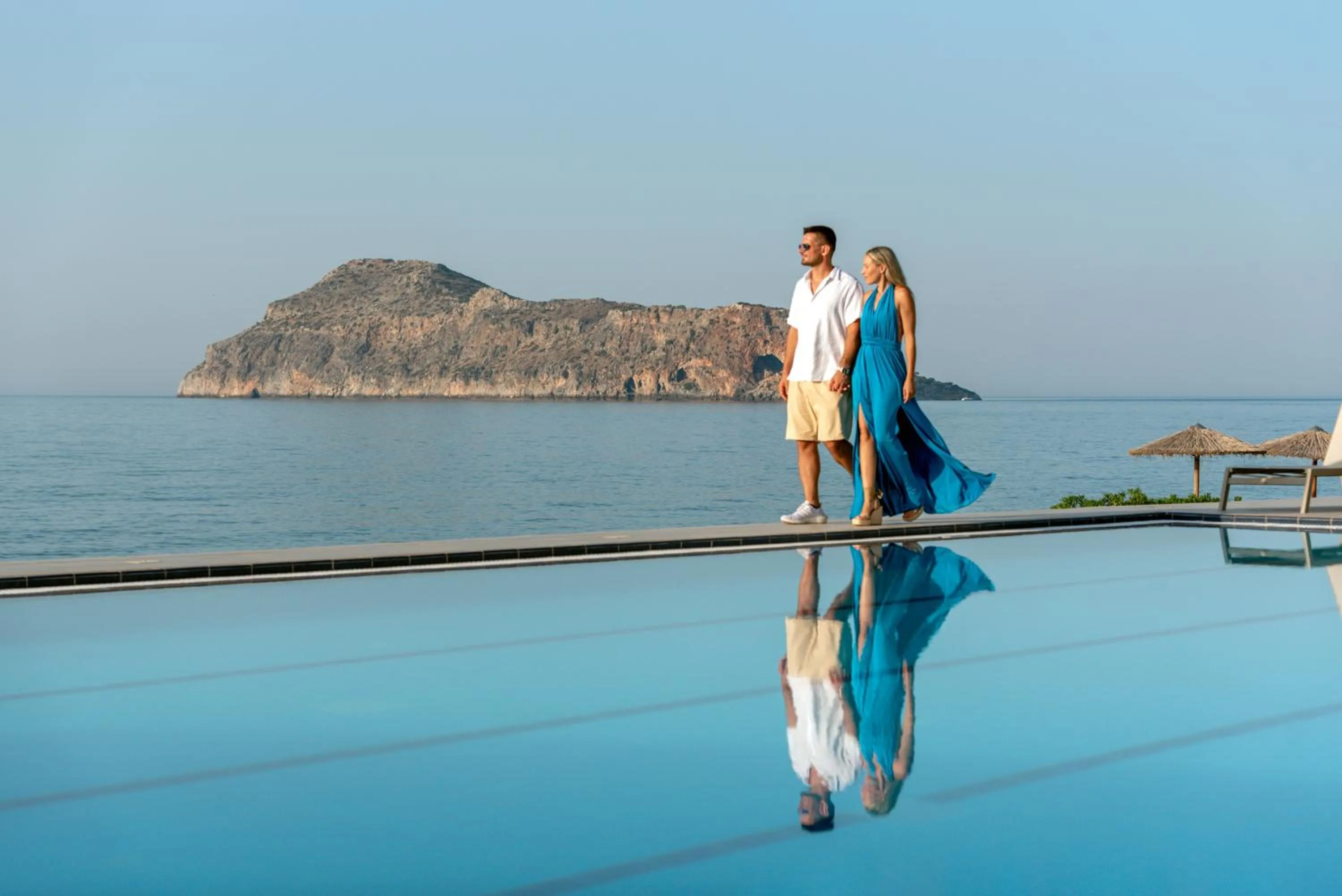 Beach in Blue Dome Hotel