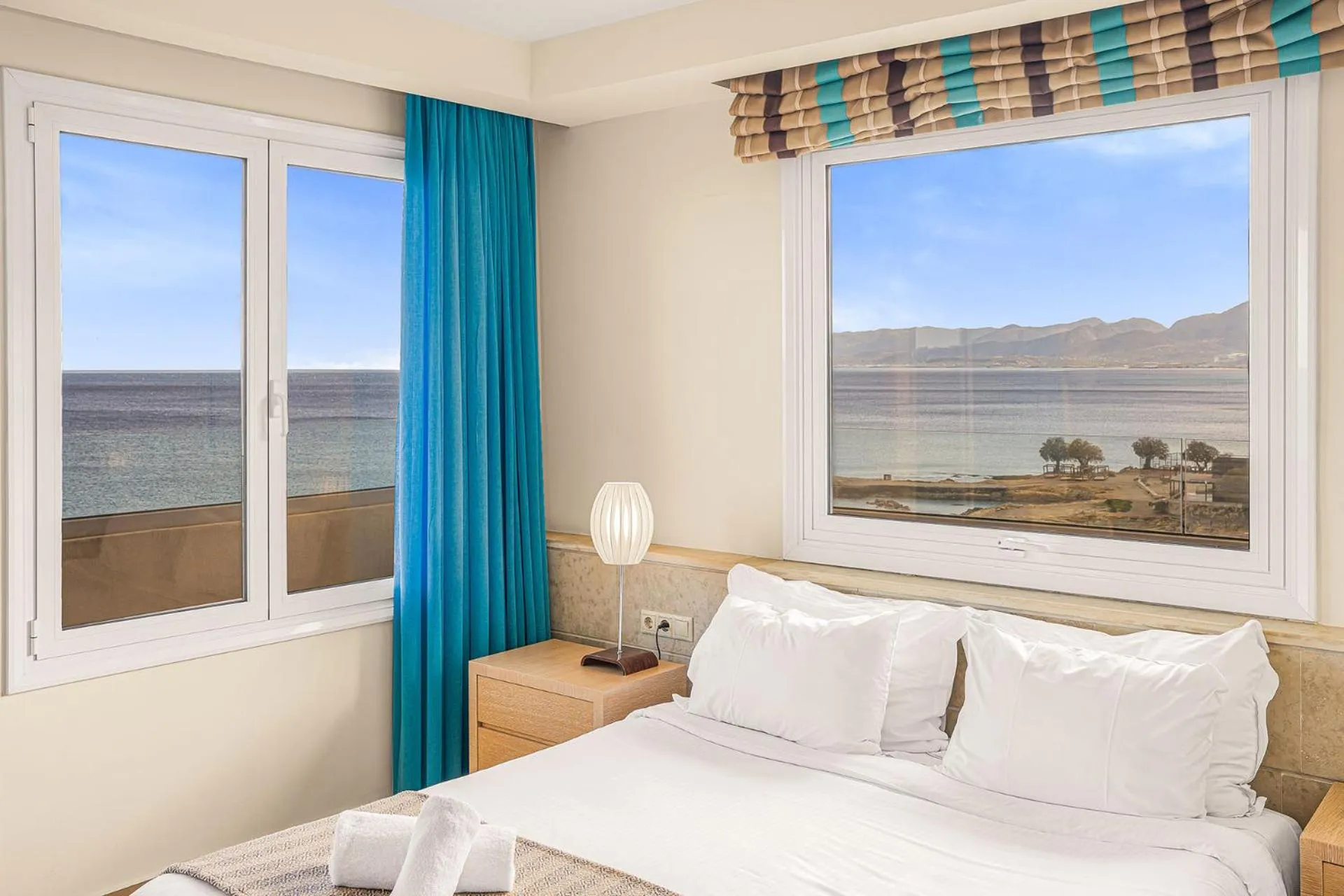 Bed in Glaros Beach Hotel