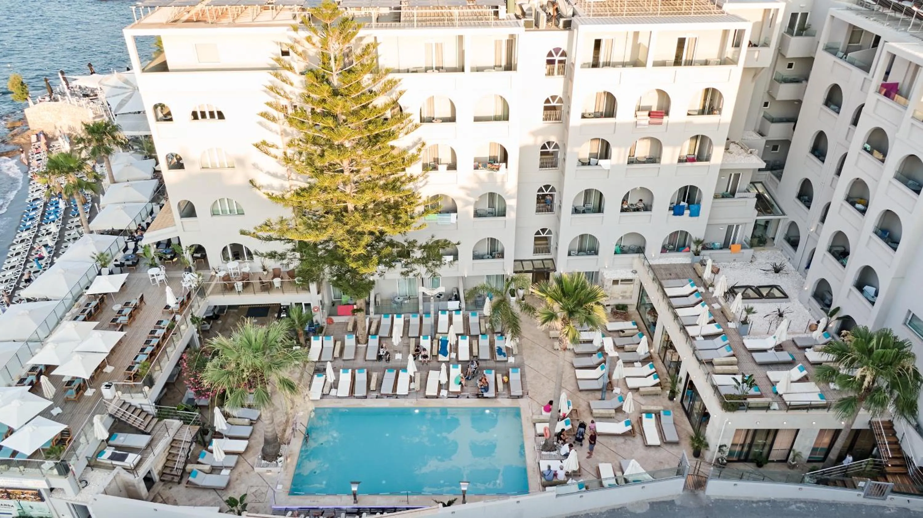 Property building in Glaros Beach Hotel