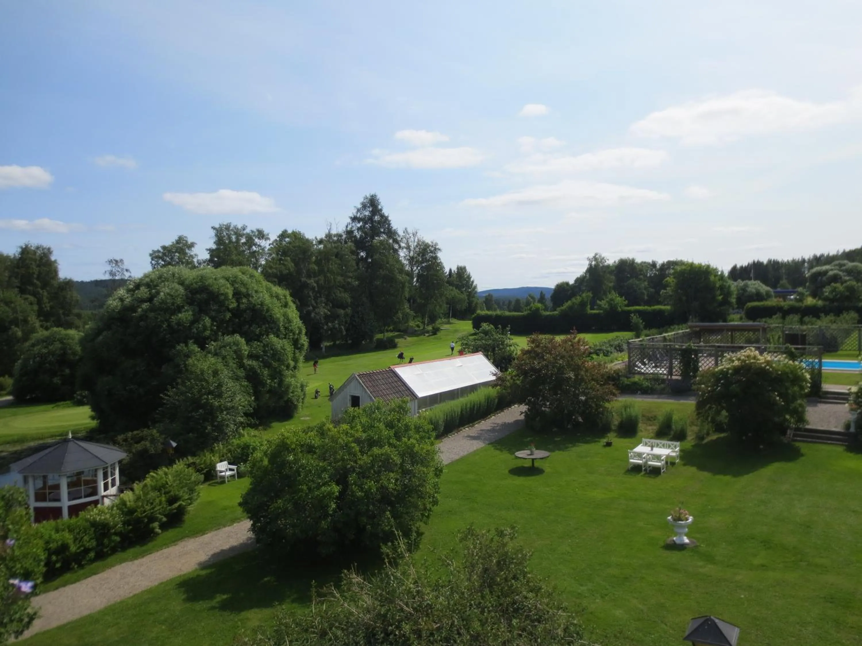 Garden view in Järvsöbaden