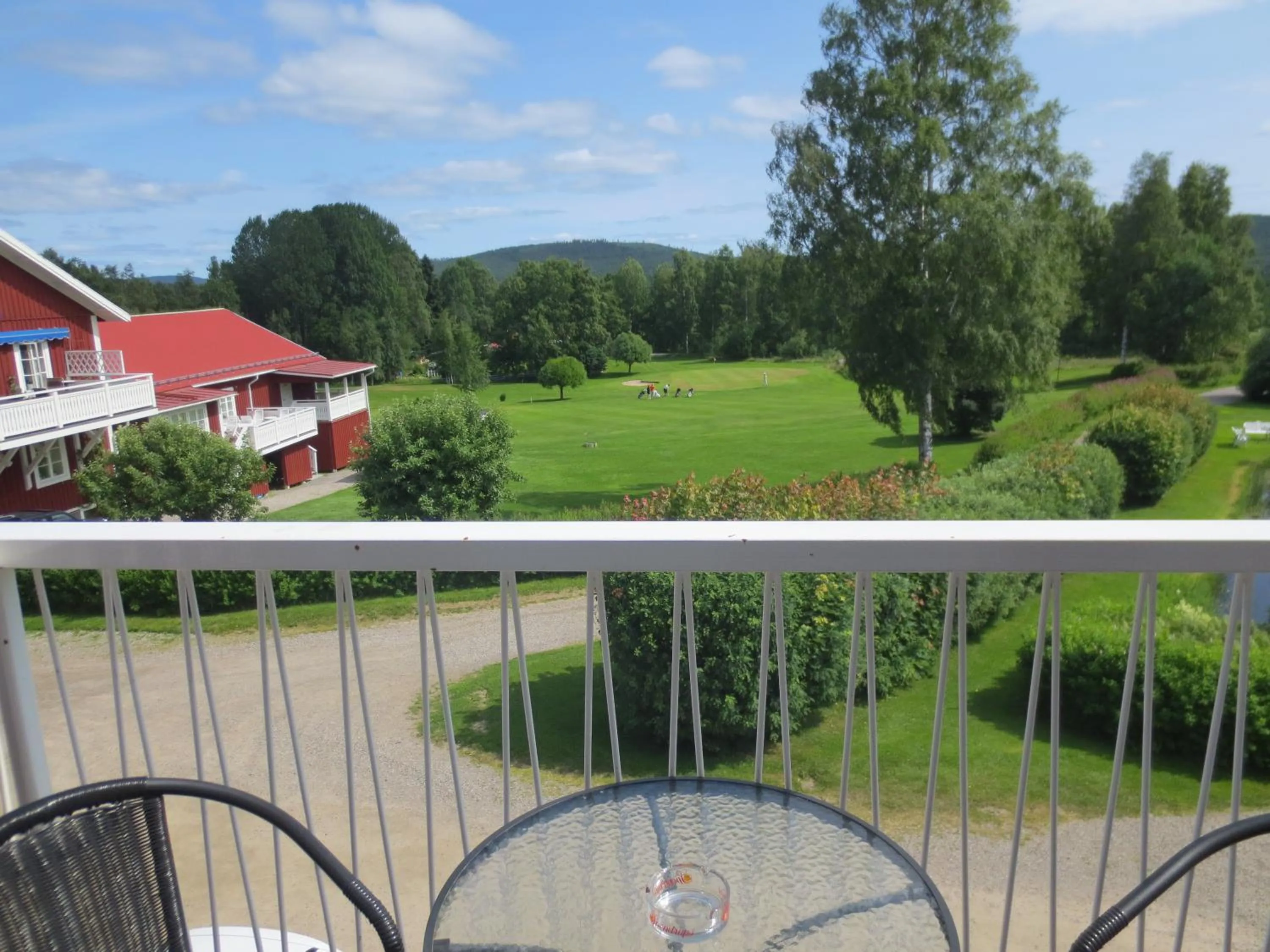 Garden view in Järvsöbaden