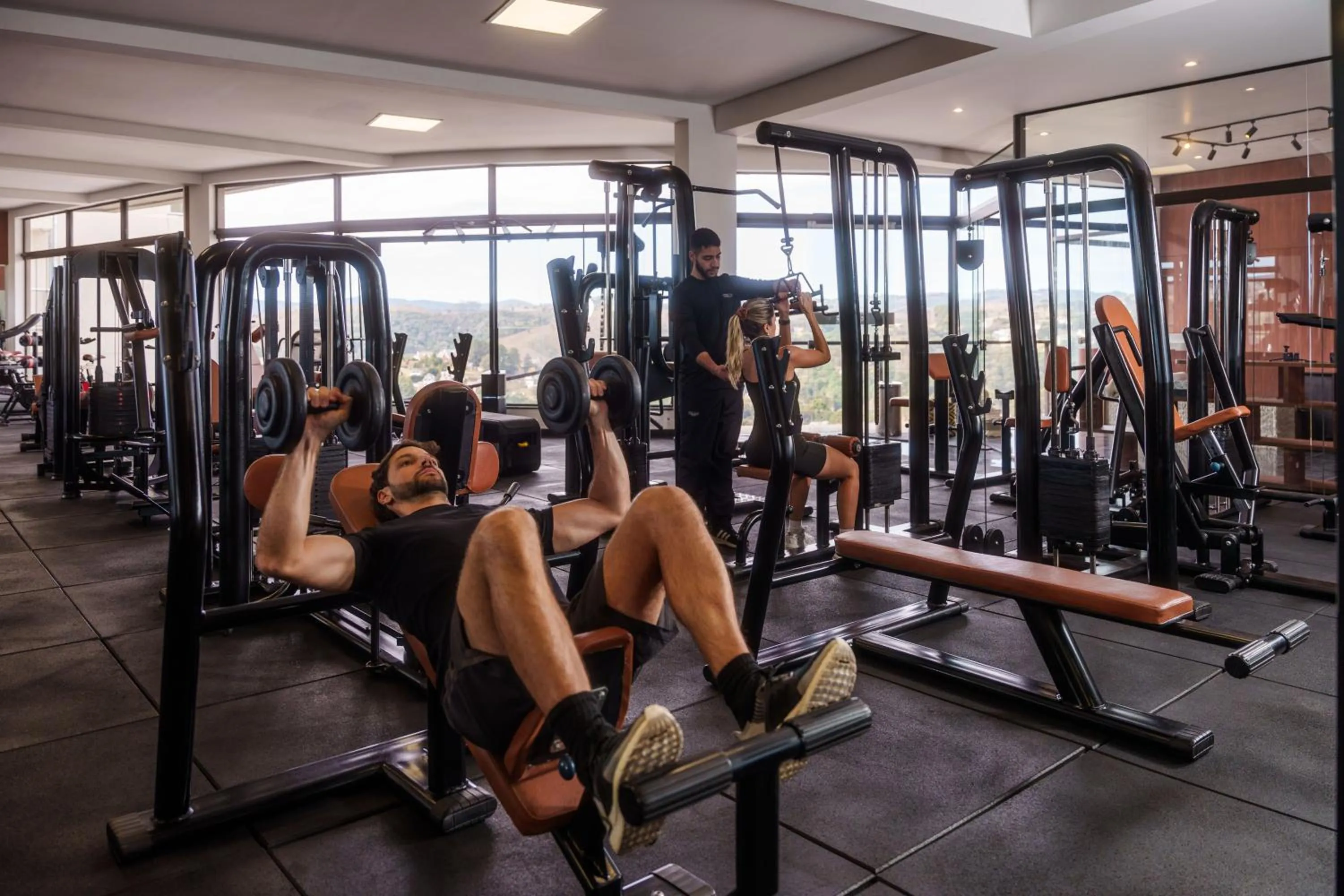 Fitness centre/facilities in Chris Wellness Resort Hotel