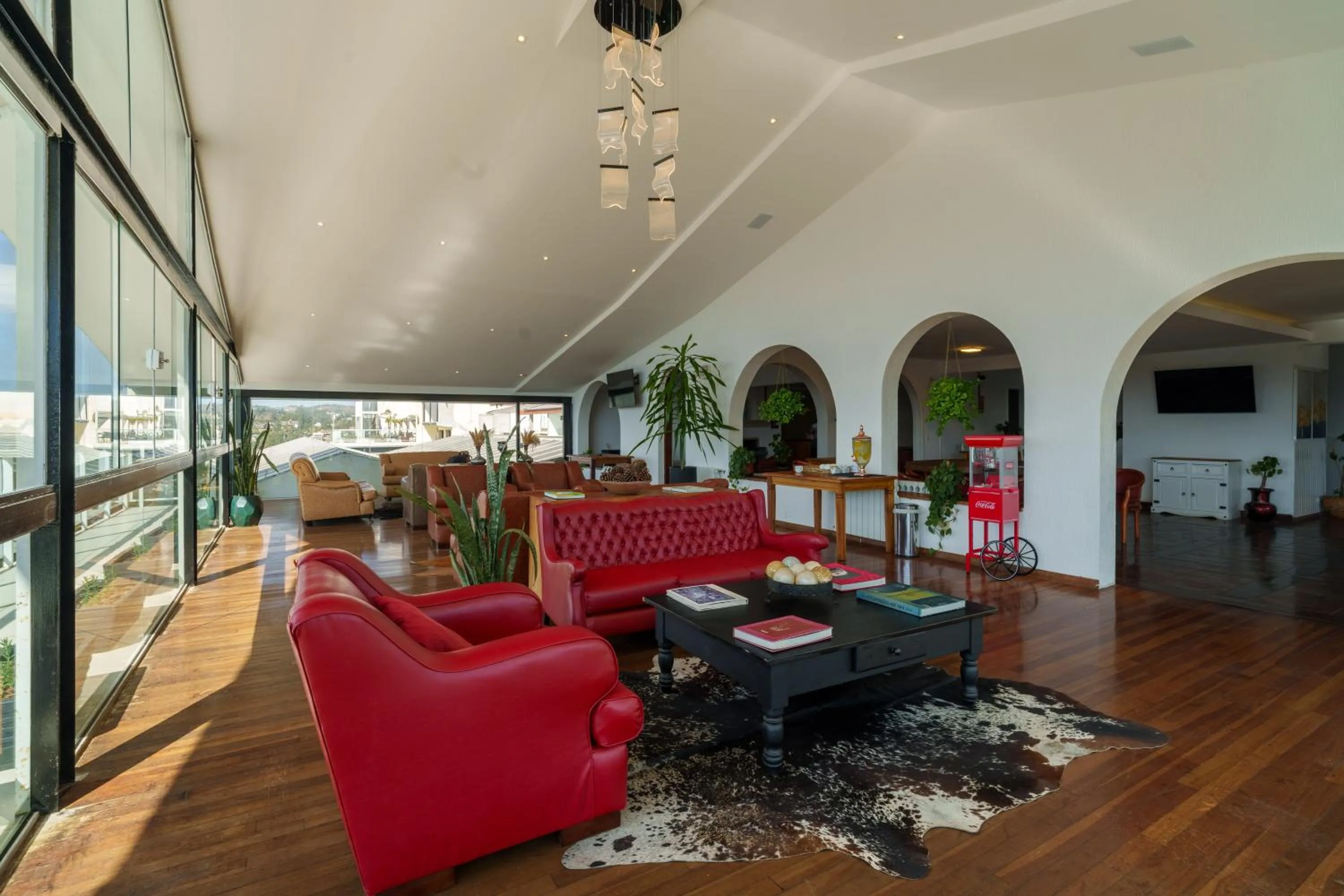 Communal lounge/ TV room in Chris Wellness Resort Hotel