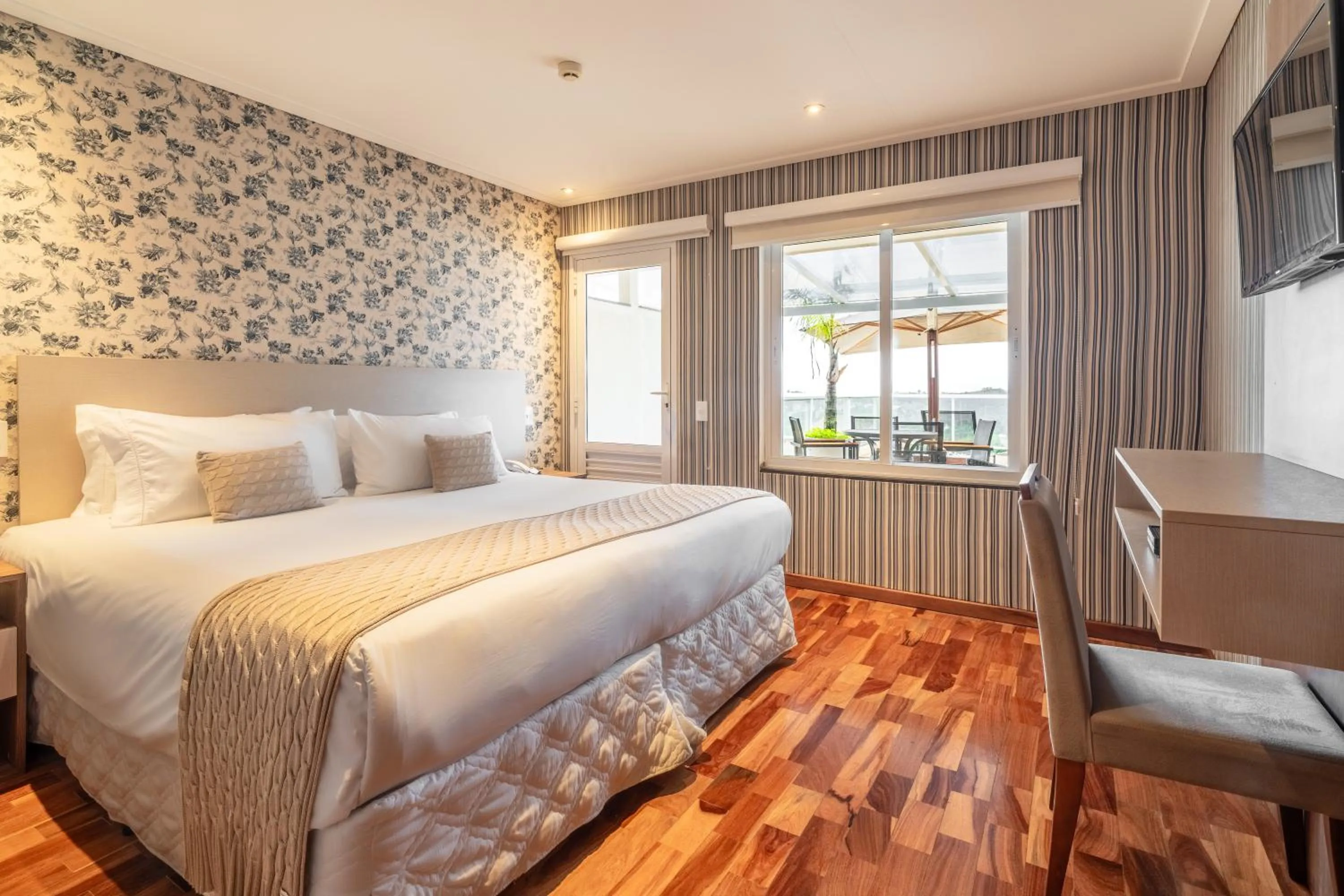 Bed in Chris Wellness Resort Hotel