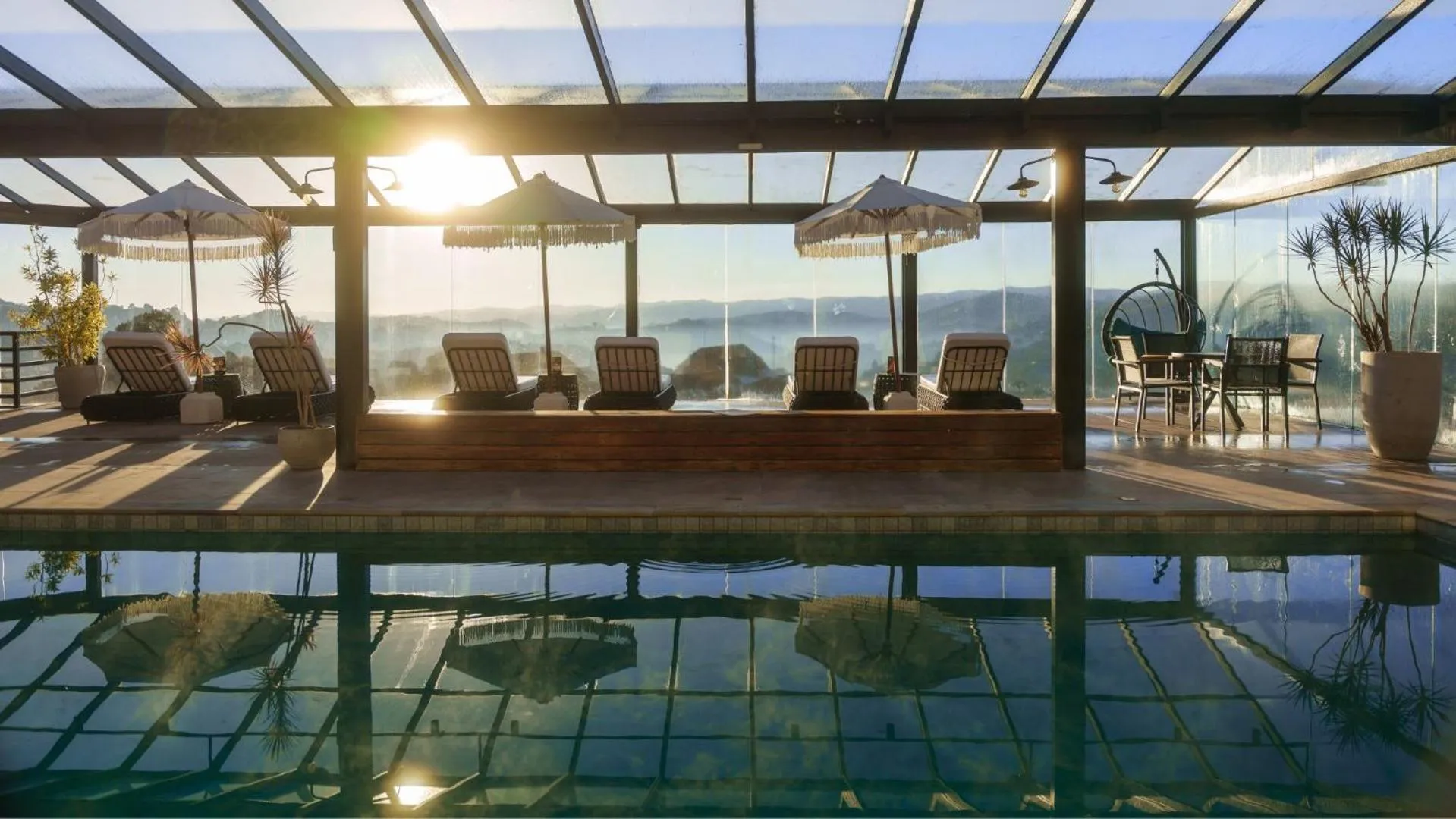 Pool view in Chris Wellness Resort Hotel