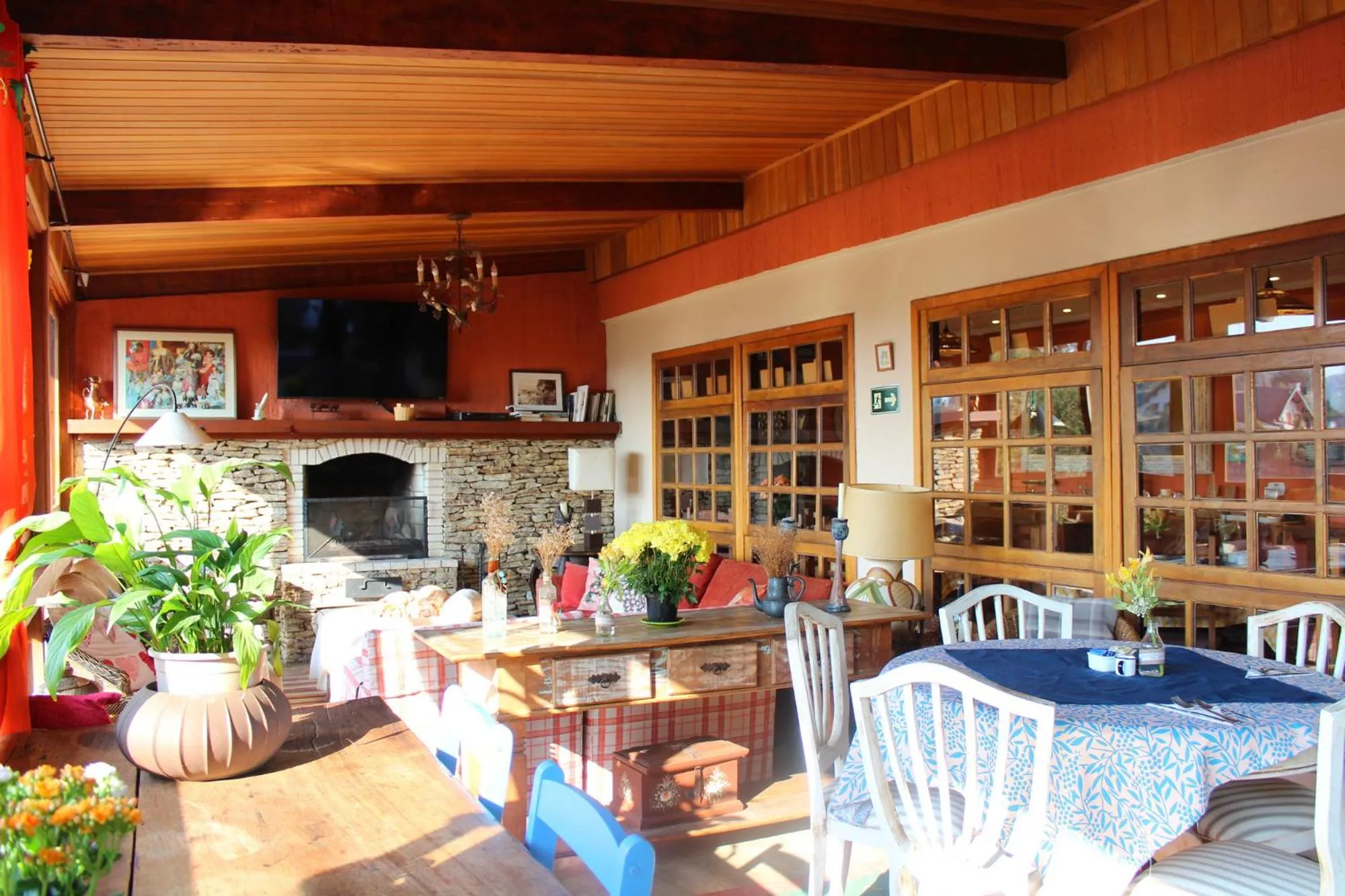Living room in Pousada Benevento
