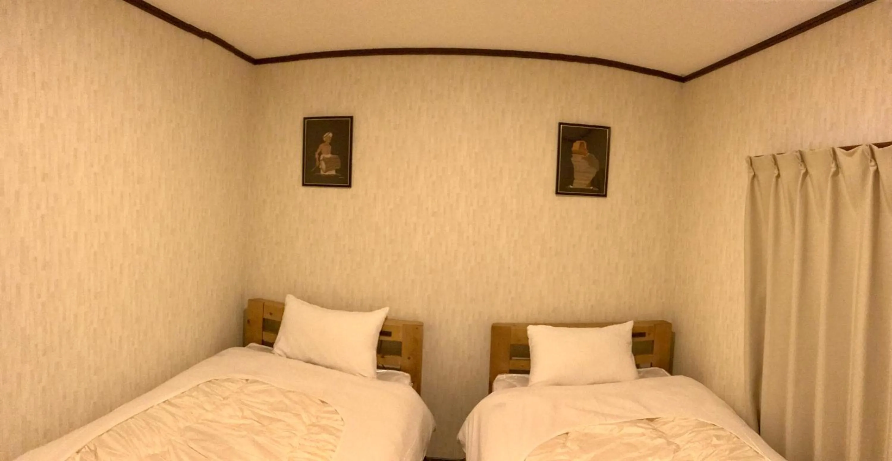 Bed in Pension Lanpou