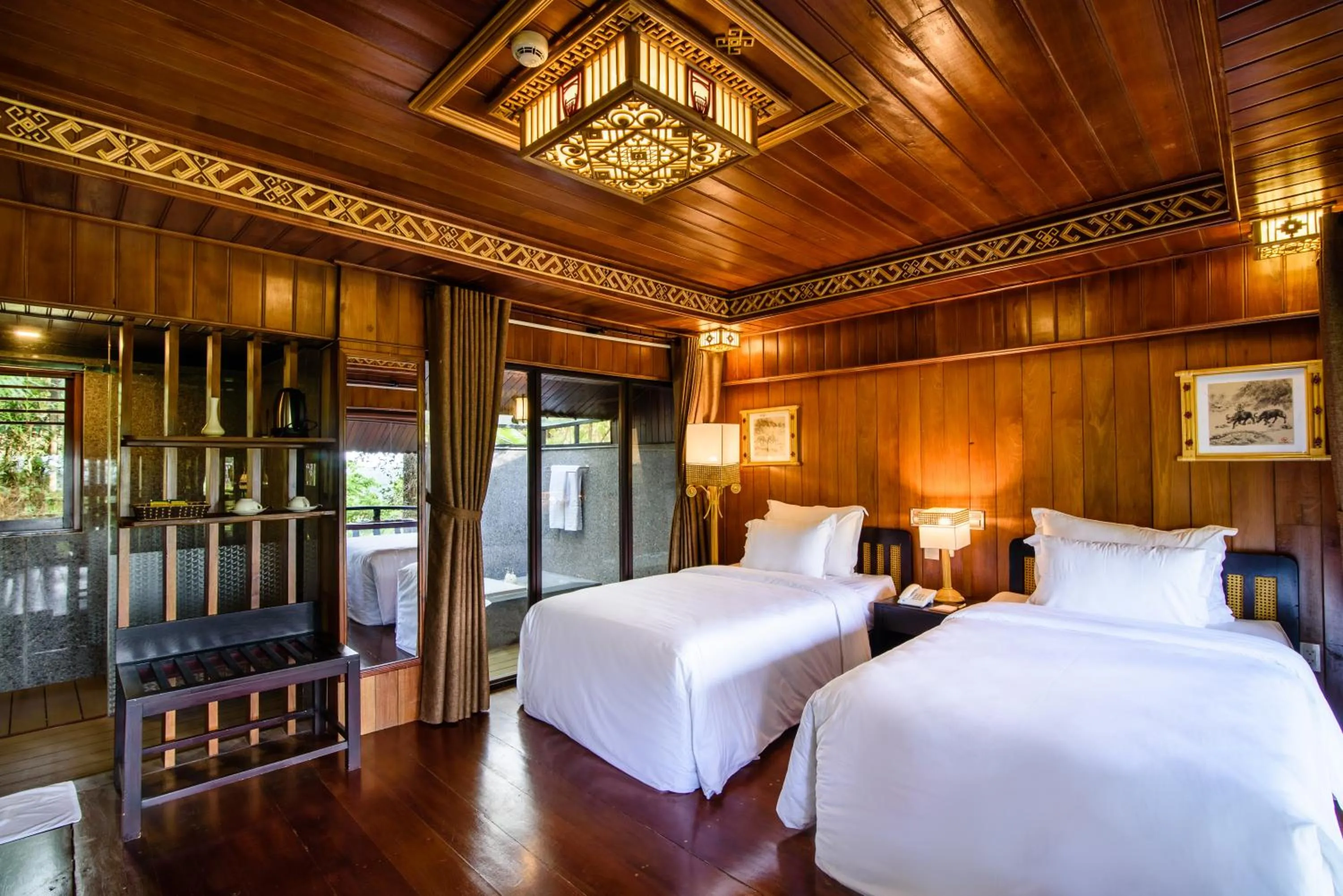 Bed in Sankofa Village Hill Resort & Spa