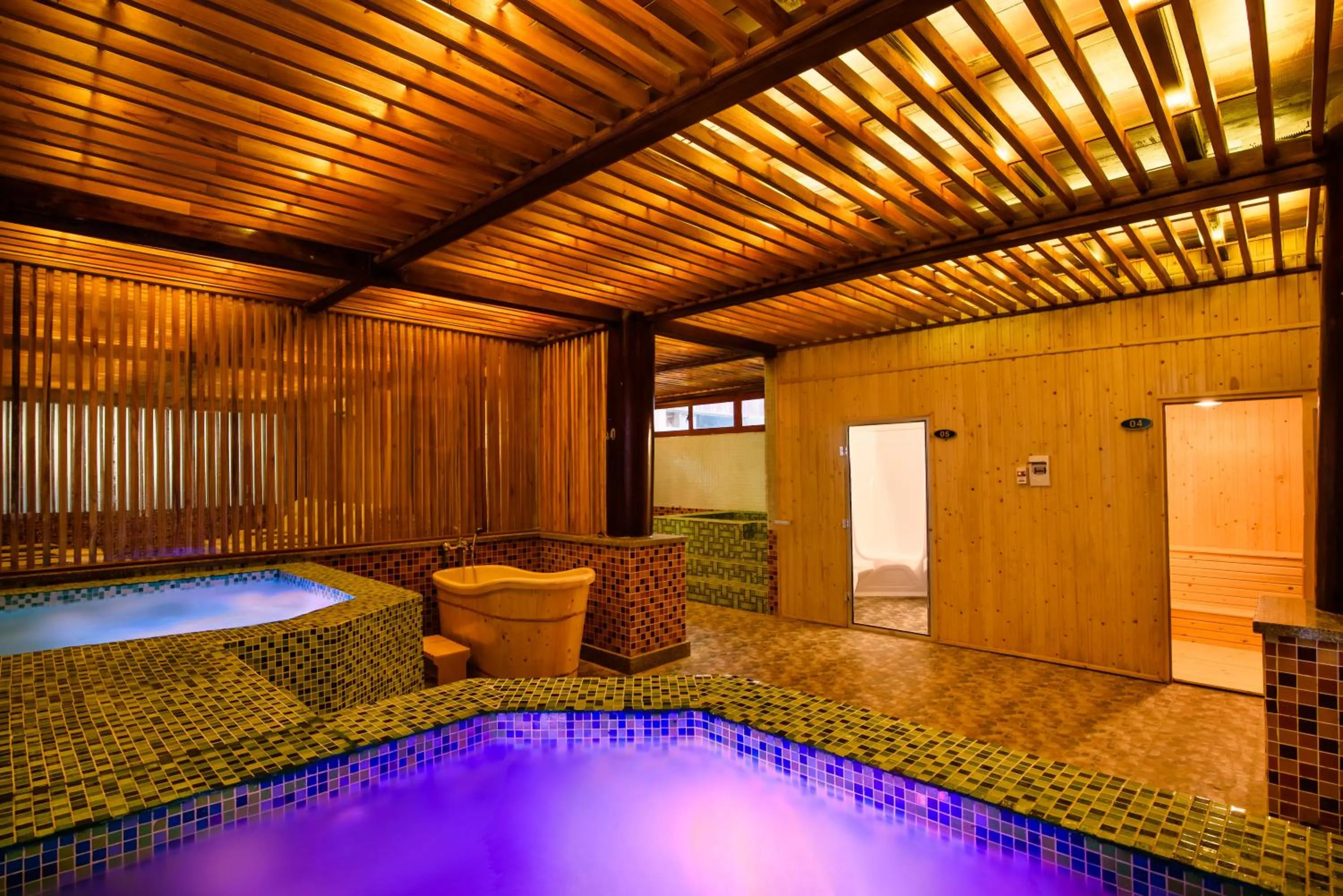 Sauna in Sankofa Village Hill Resort & Spa