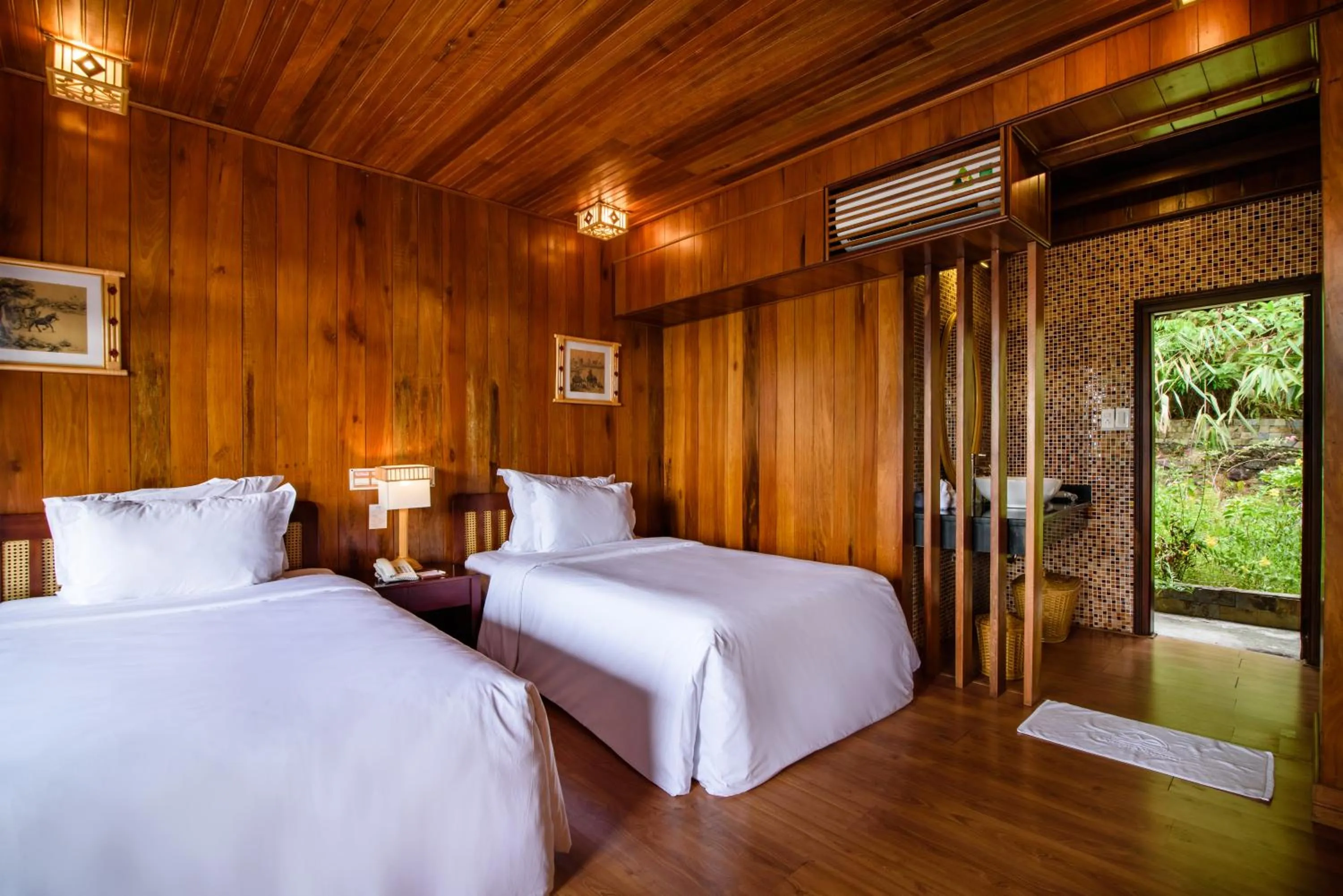 Bed in Sankofa Village Hill Resort & Spa