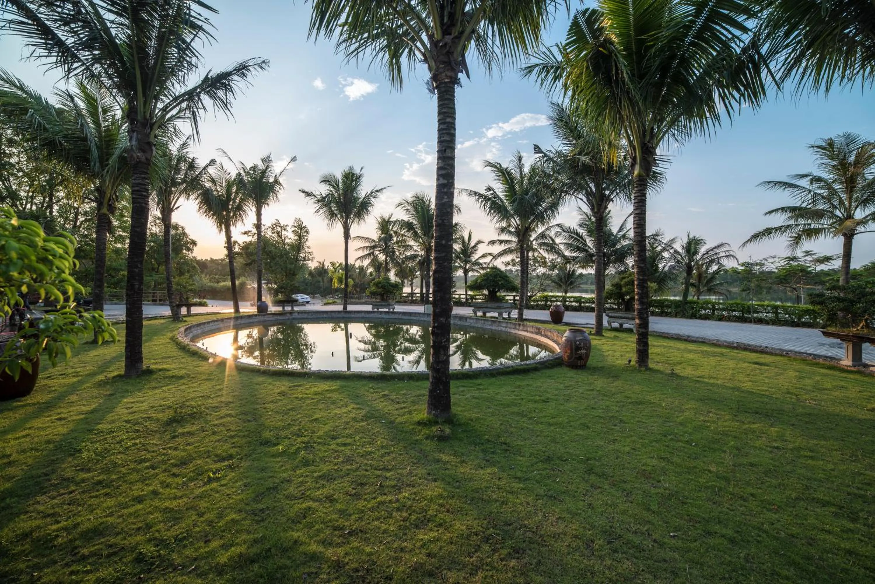 Patio in Sankofa Village Hill Resort & Spa