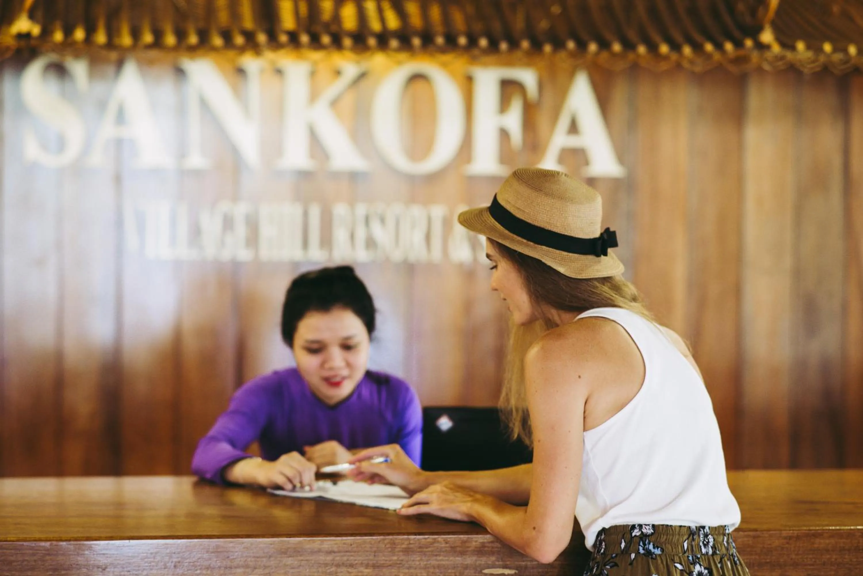 Family in Sankofa Village Hill Resort & Spa