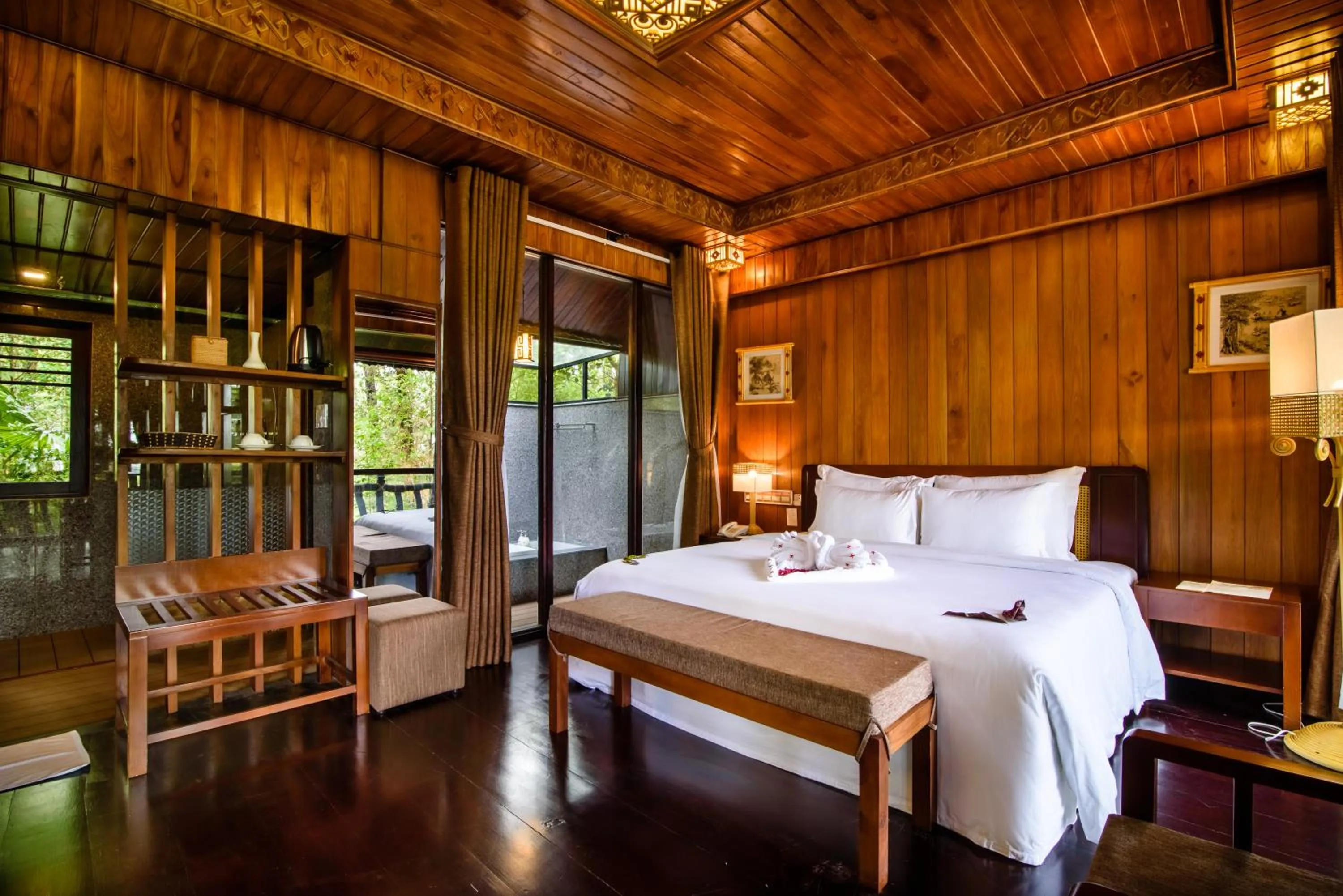 Bed in Sankofa Village Hill Resort & Spa