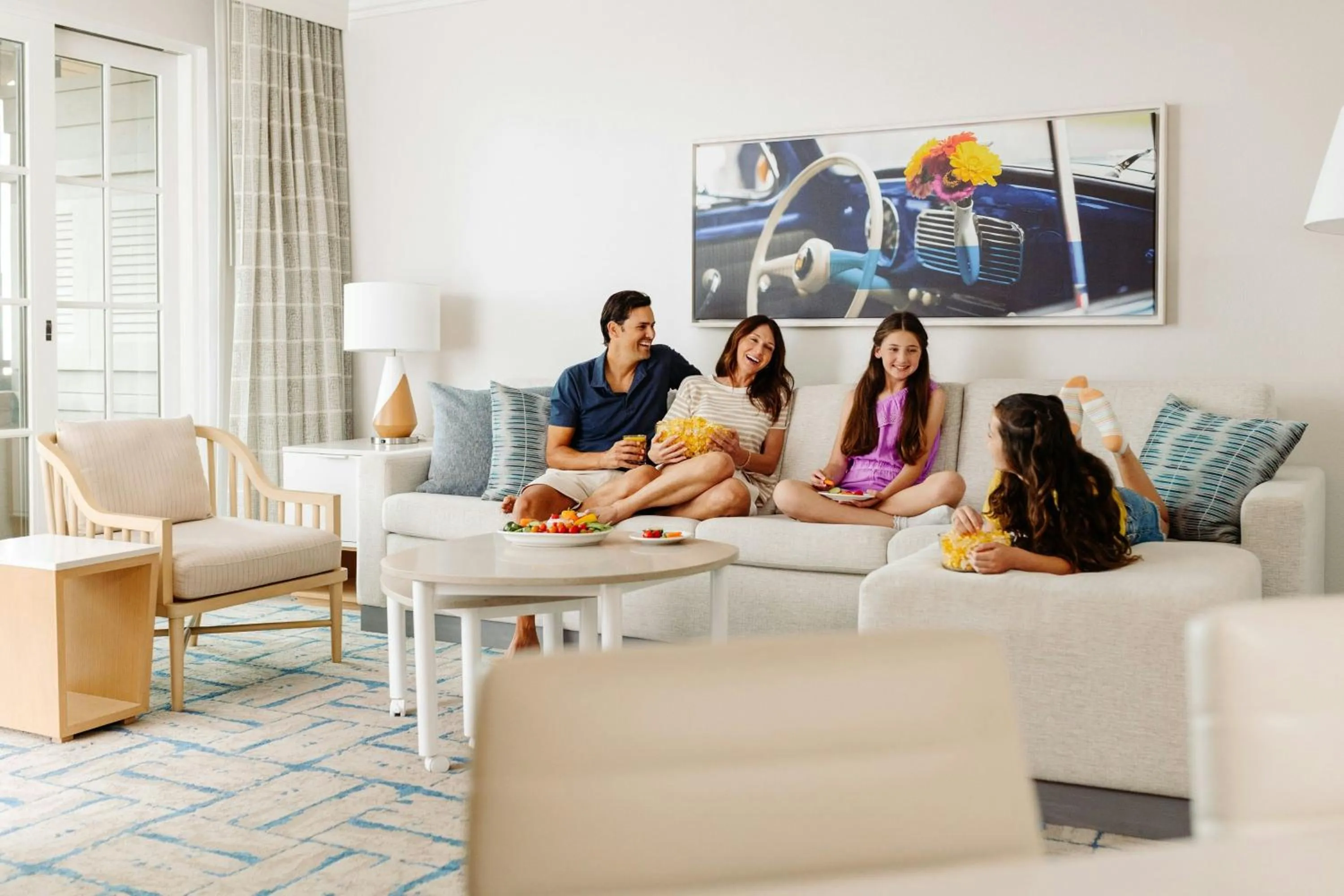 Living room in Marriott's Newport Coast Villas
