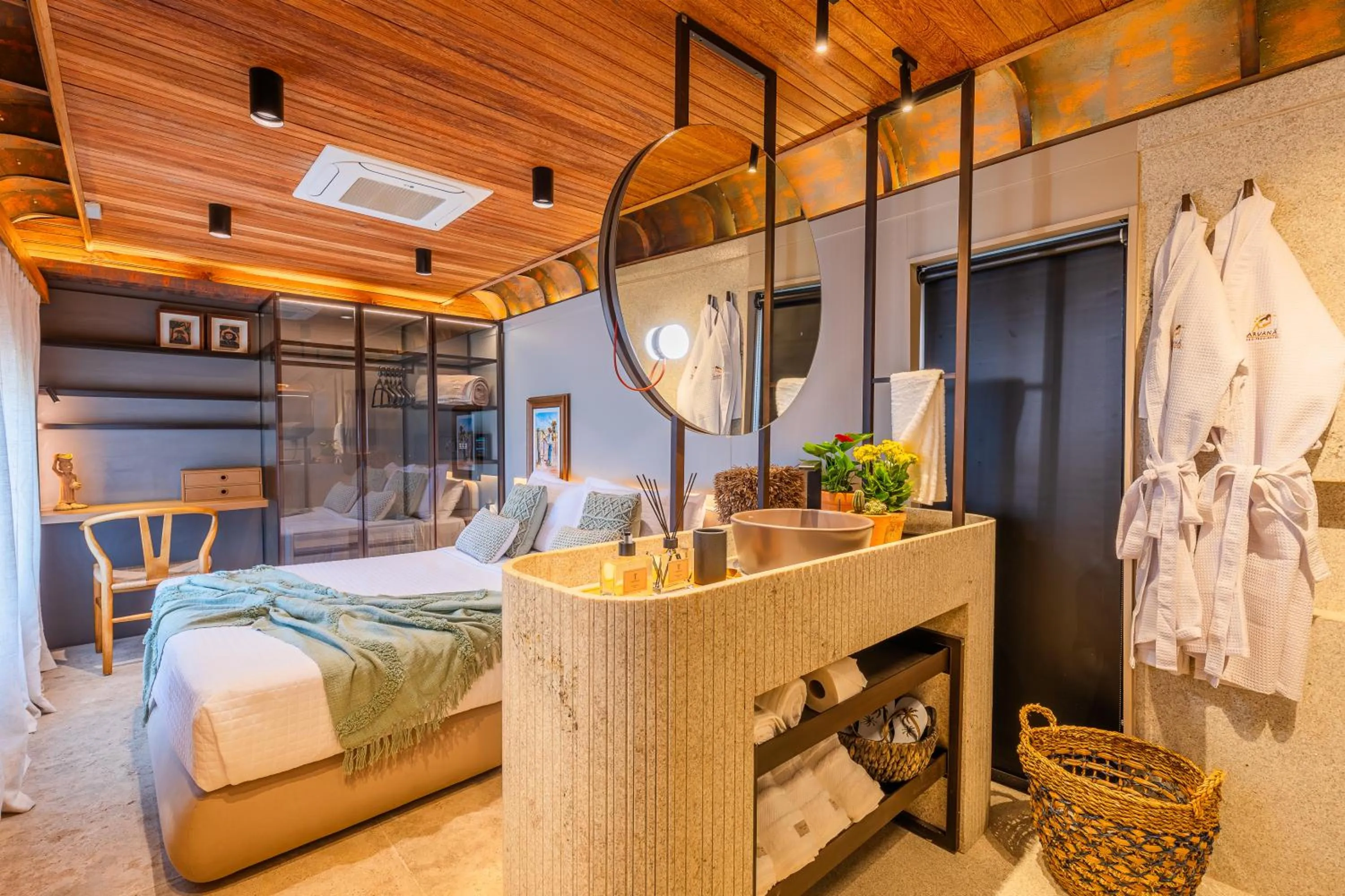 Bedroom, Bed in Aruanã Eco Praia Hotel