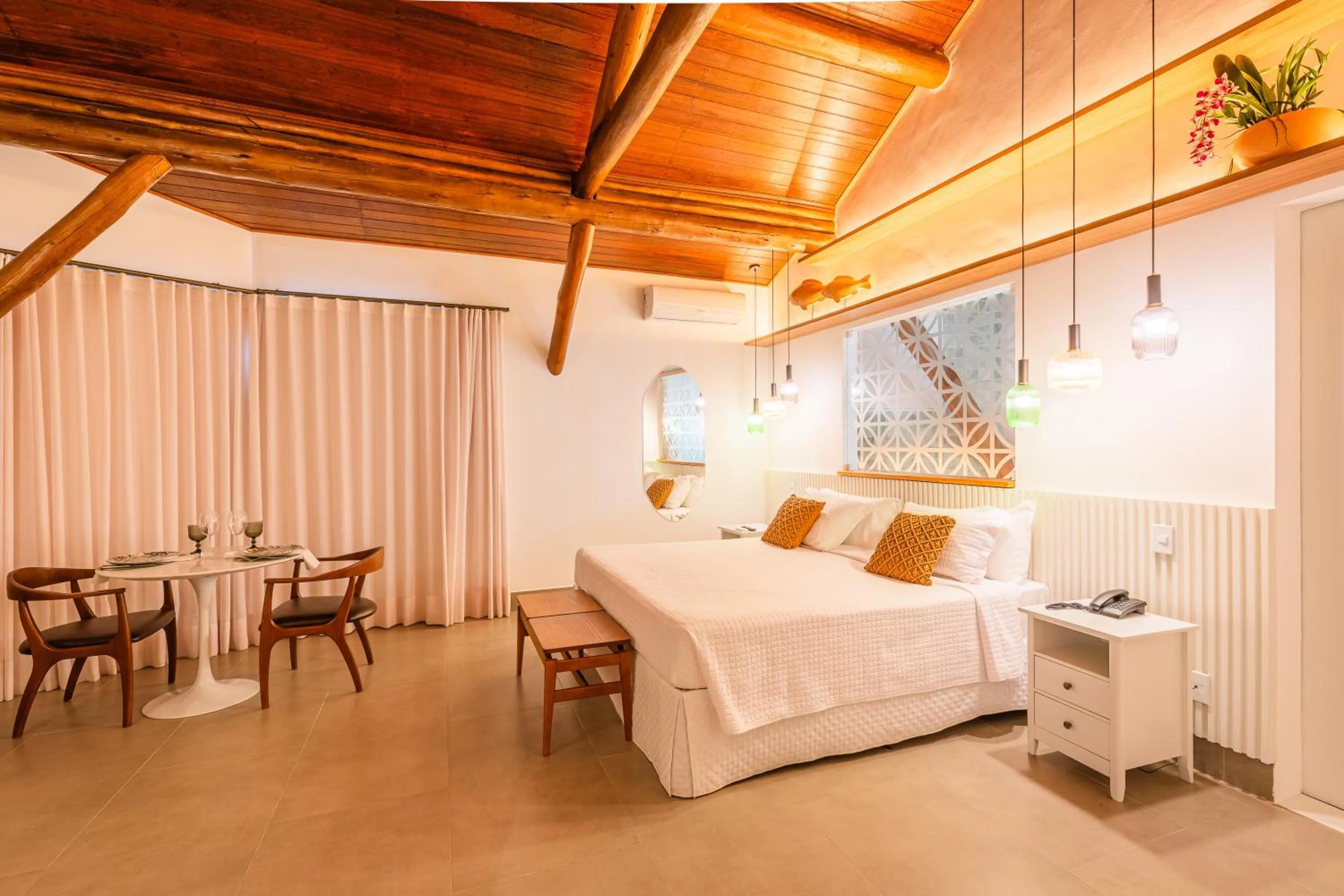 Bed in Aruanã Eco Praia Hotel