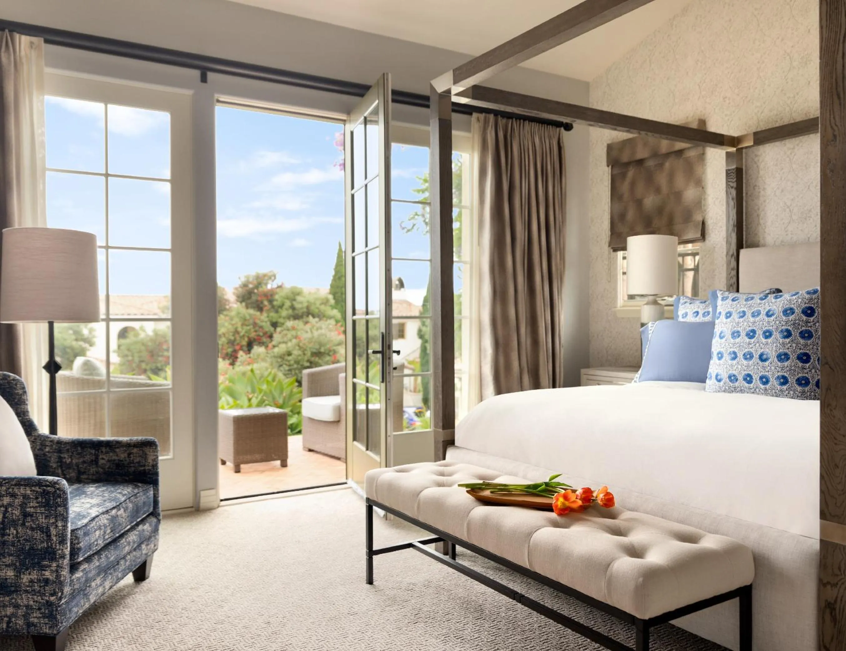 Bed in Terranea Resort