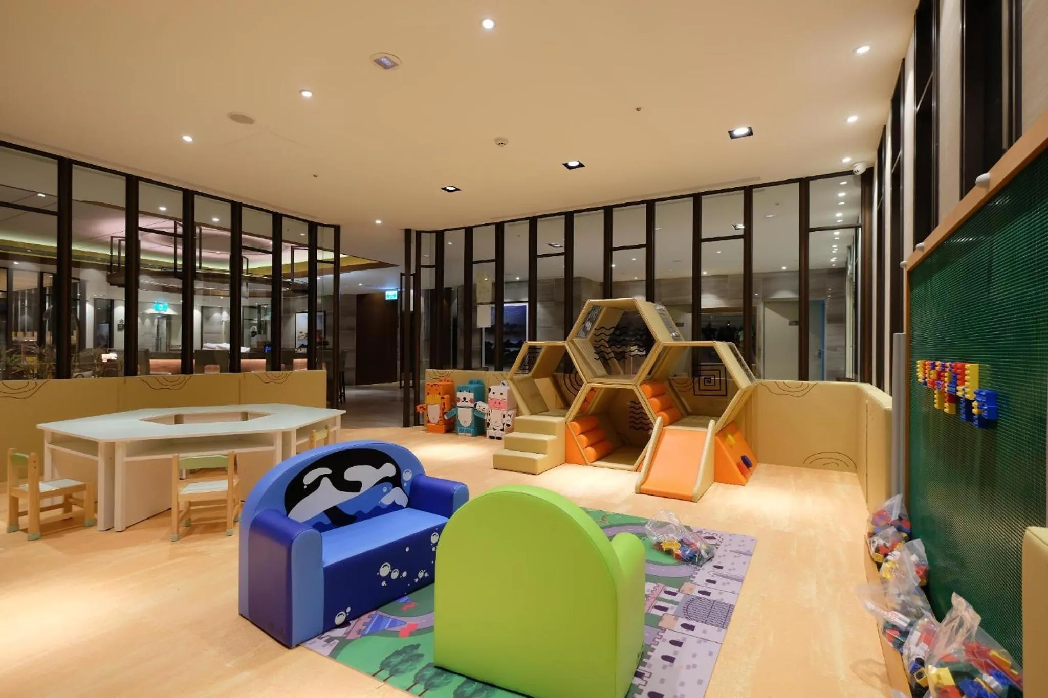 Children play ground in Cuncyue Hot Spring Resort