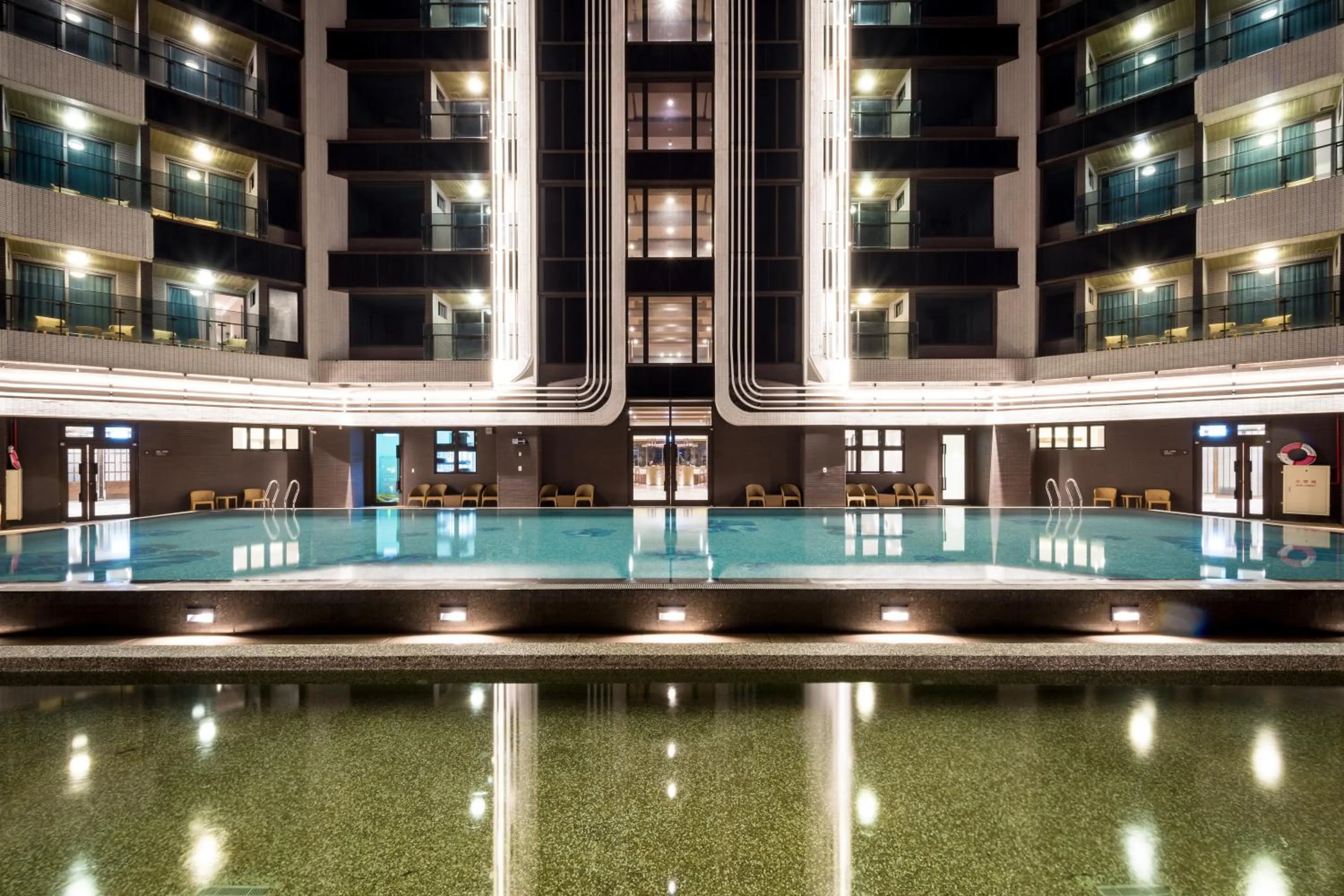Pool view in Cuncyue Hot Spring Resort