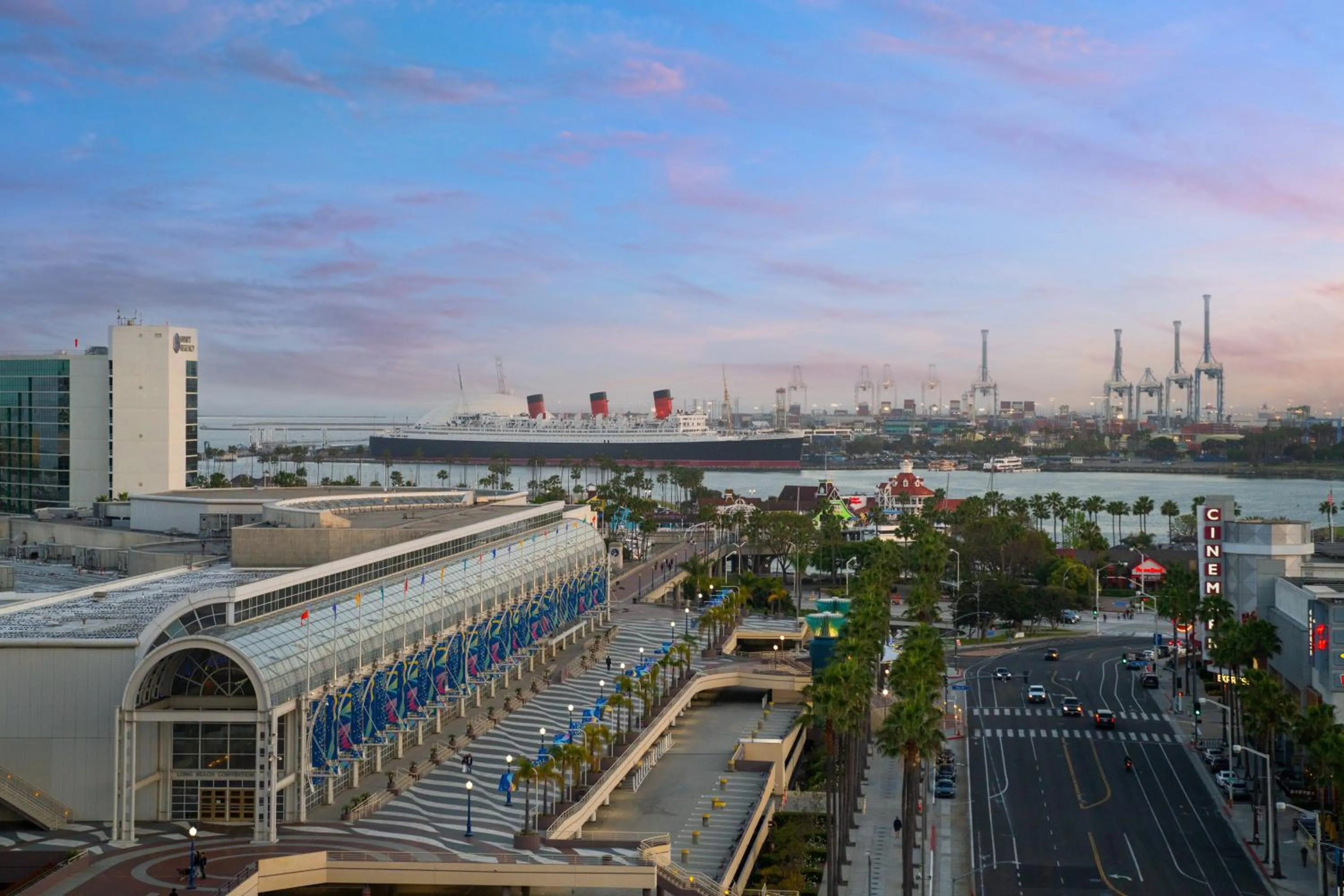 View (from property/room) in Marriott Long Beach Downtown