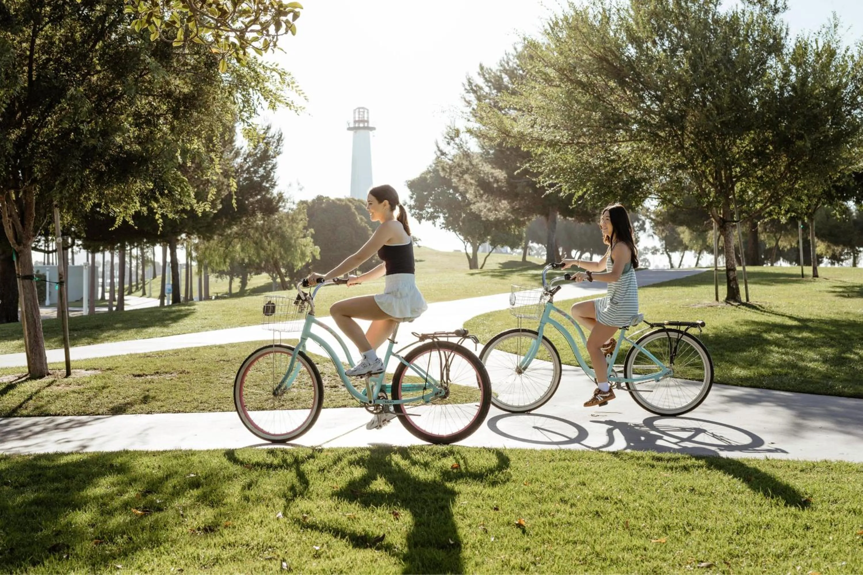 Cycling in Marriott Long Beach Downtown