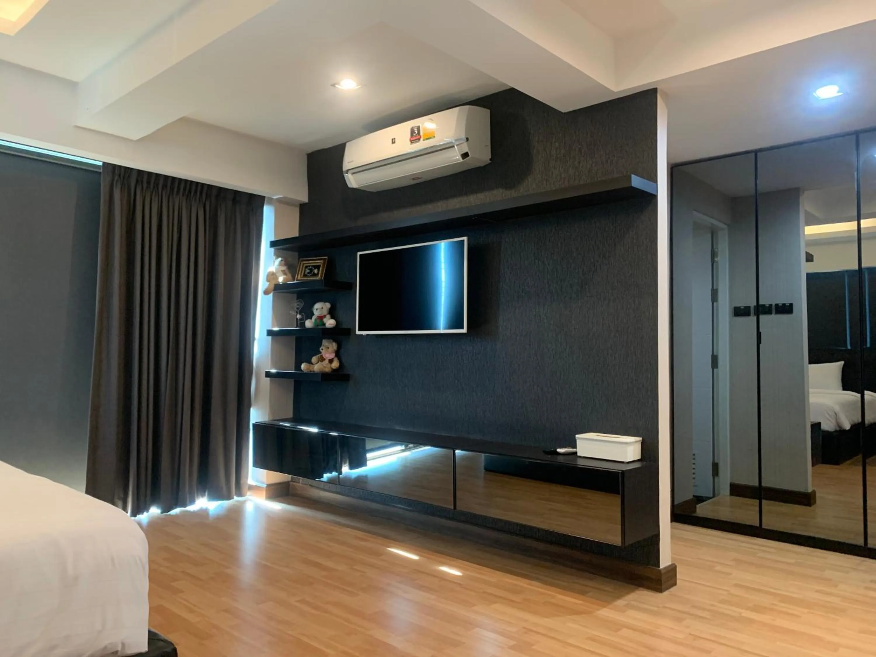 air conditioner, Bed in Khonkaen Residence