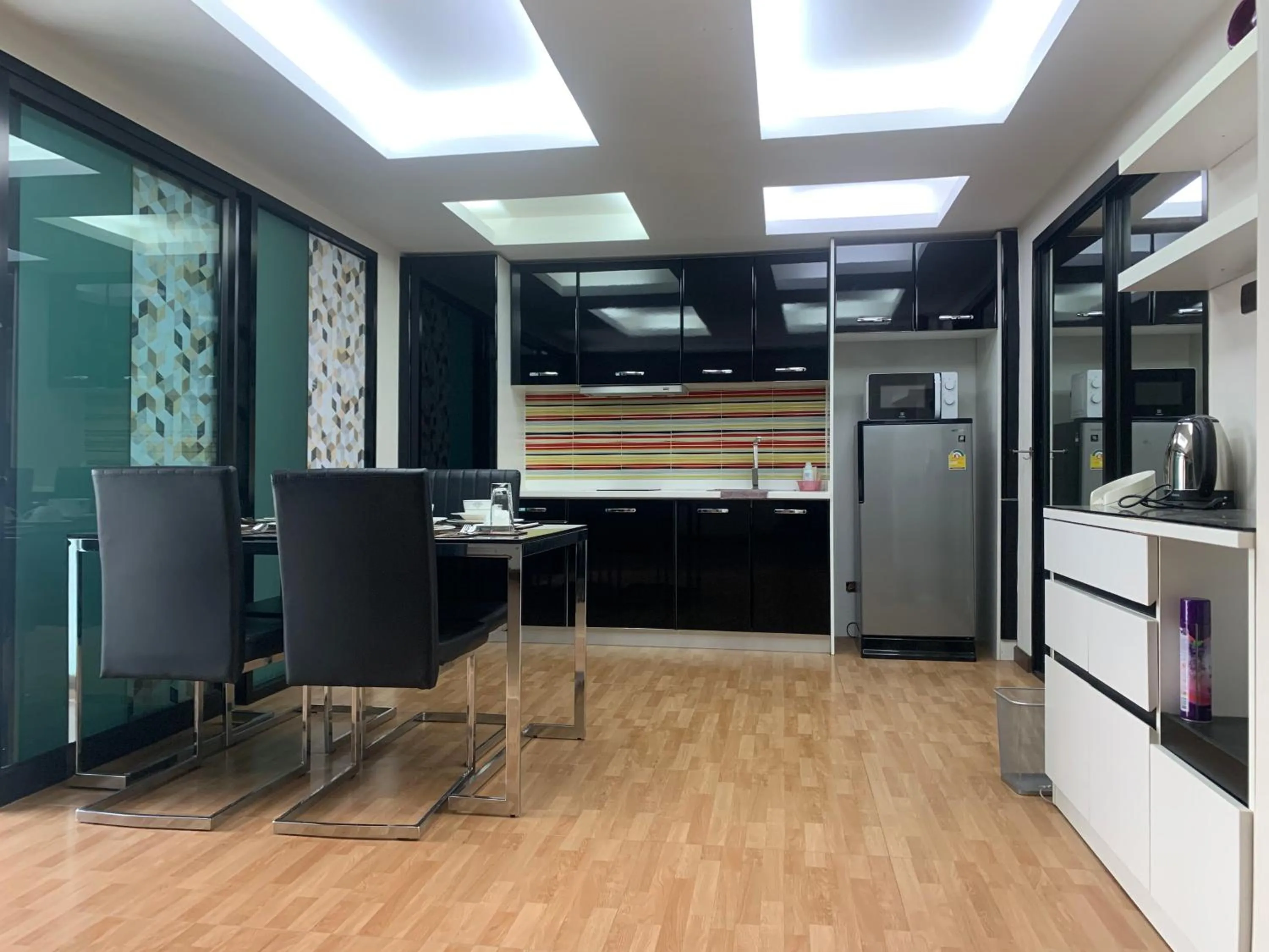 Kitchen or kitchenette in Khonkaen Residence