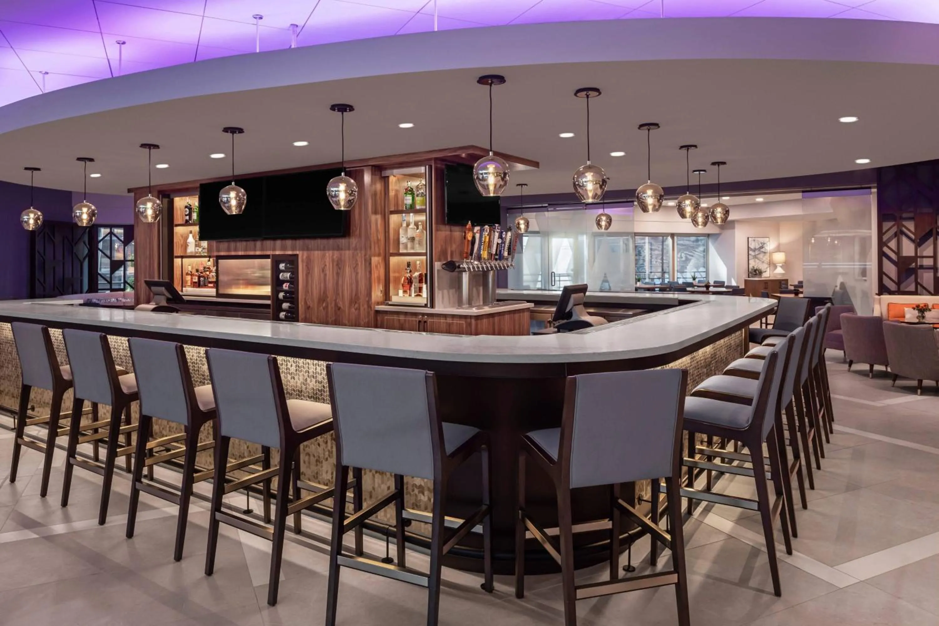 Lounge or bar in Minneapolis Marriott City Center