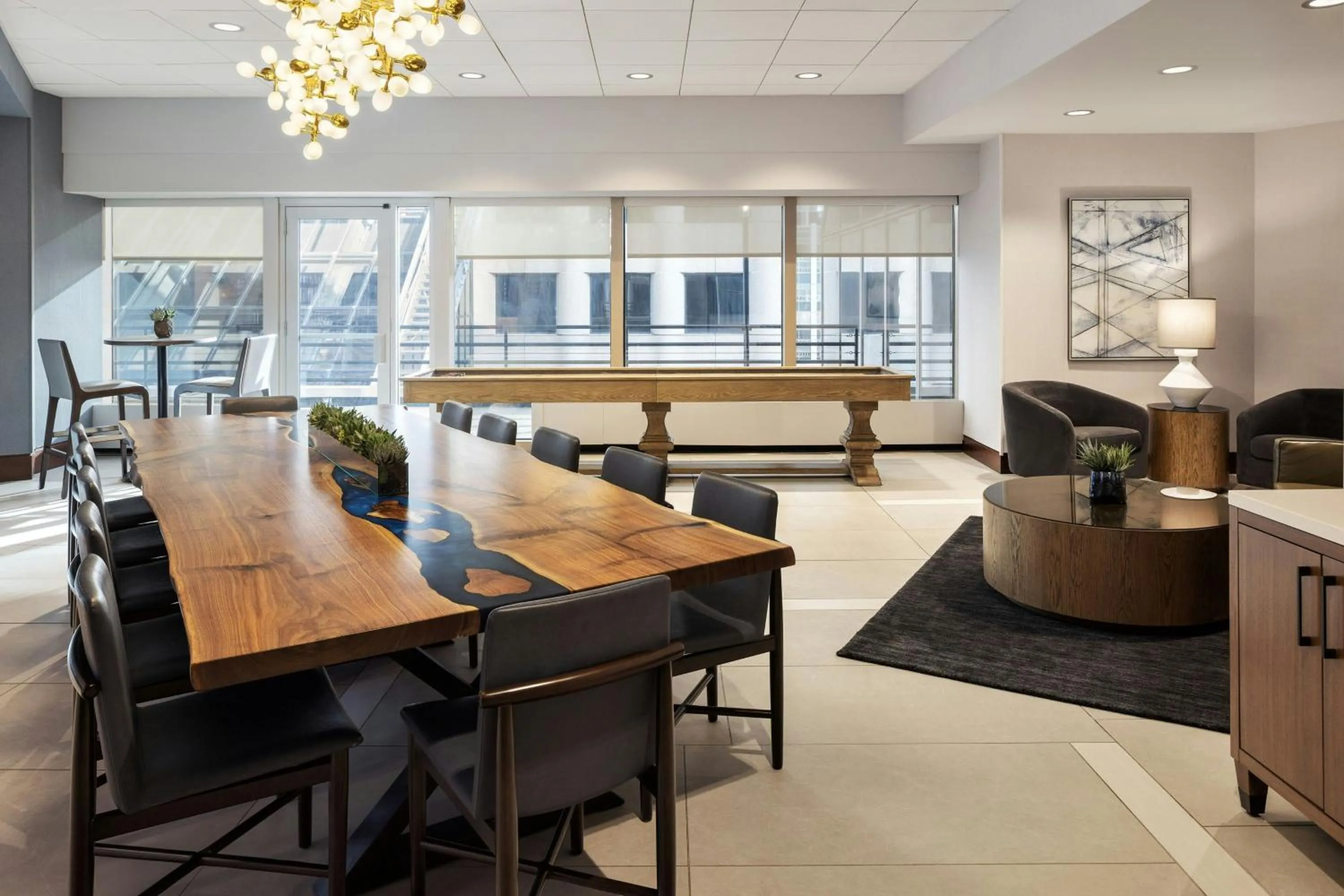 Lounge or bar in Minneapolis Marriott City Center