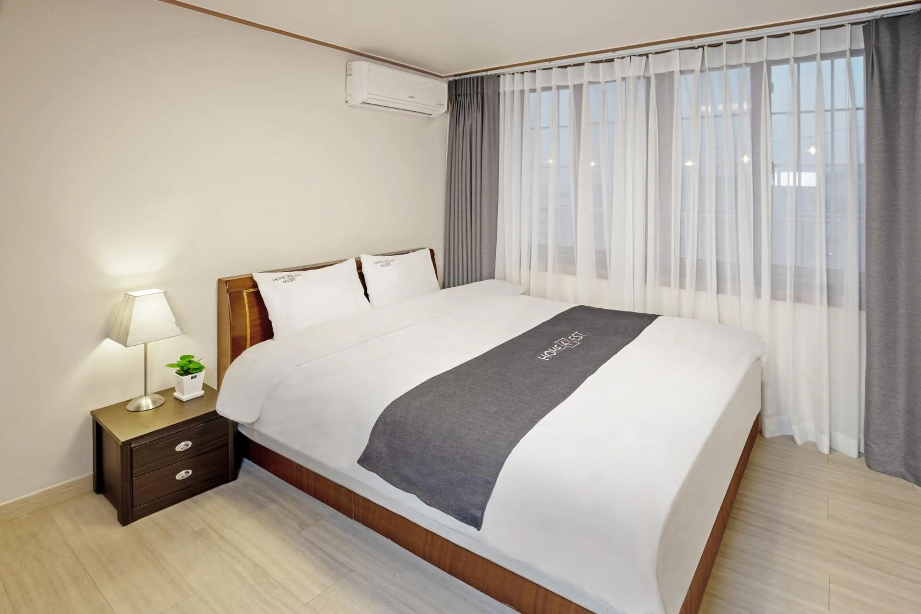 Bed in Home Fourest Resort Geoje