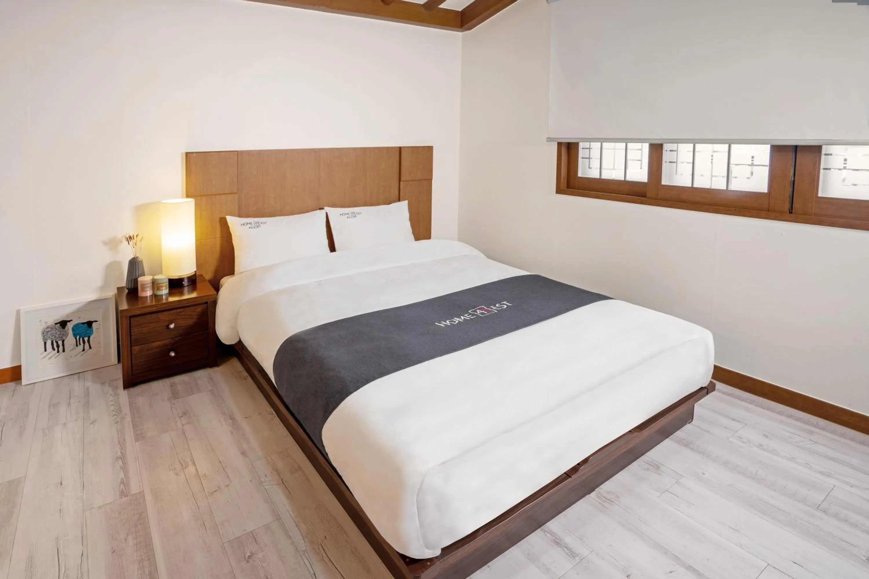 Bed in Home Fourest Resort Geoje