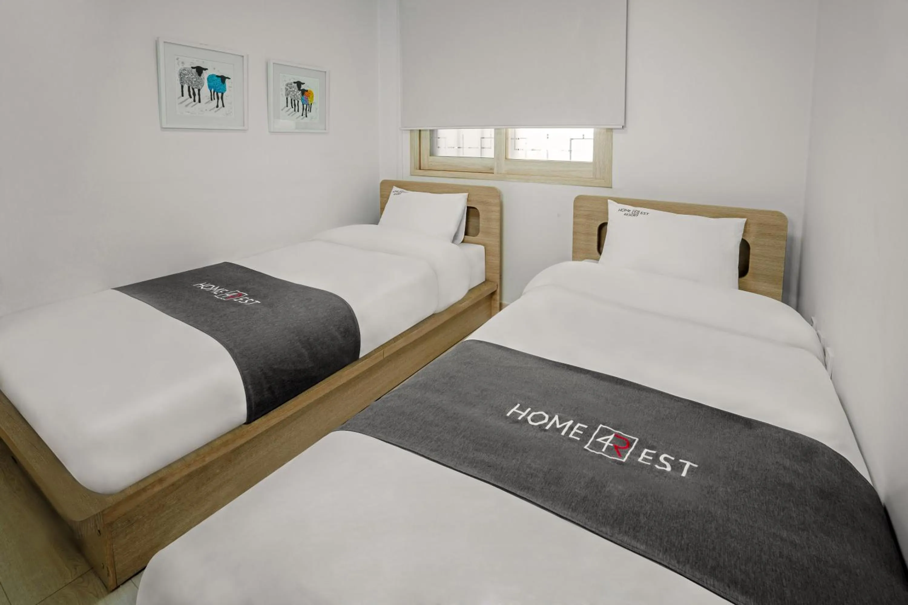 Bed in Home Fourest Resort Geoje