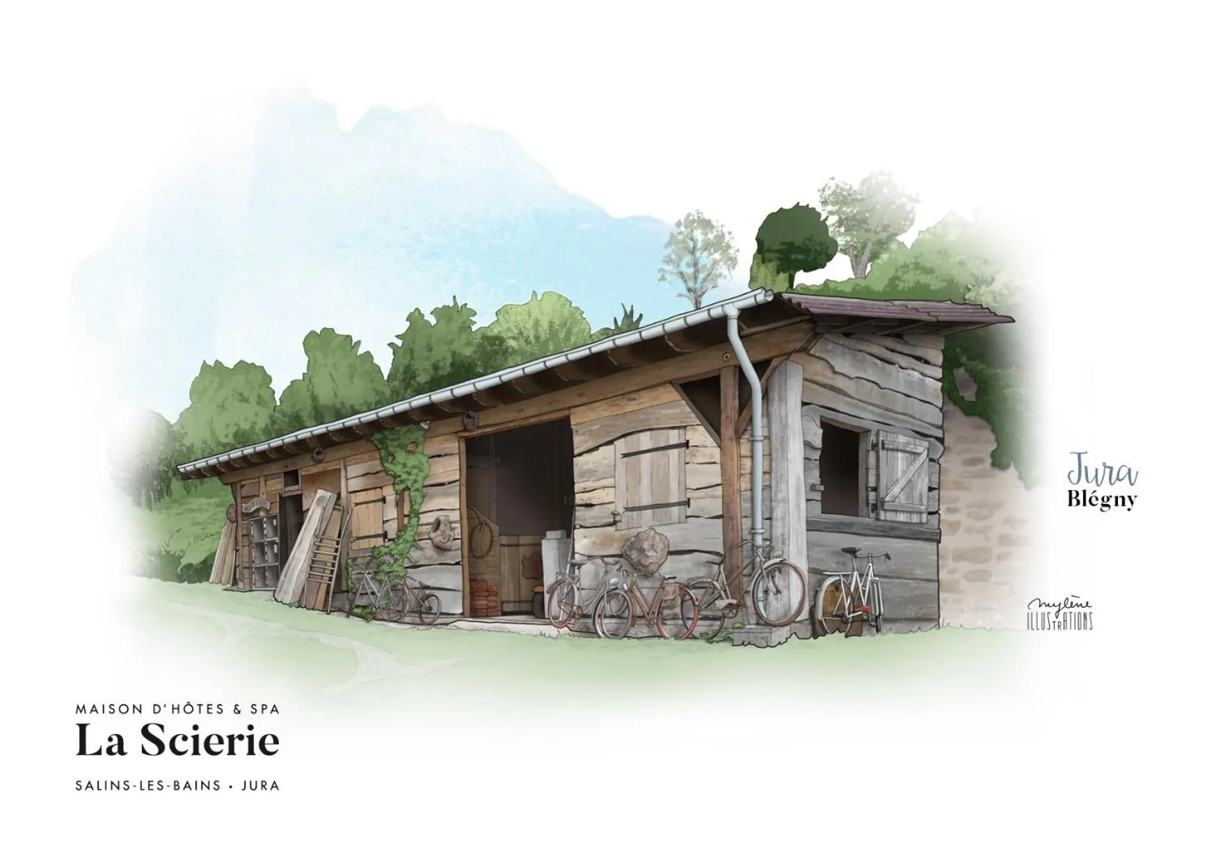 Property building in Maison d'hôtes & SPA La Scierie