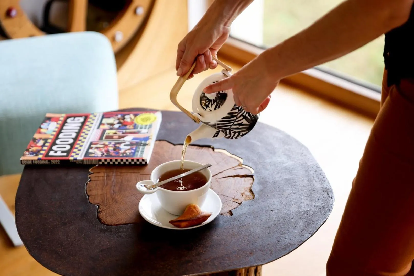 Restaurant/places to eat in Maison d'hôtes & SPA La Scierie