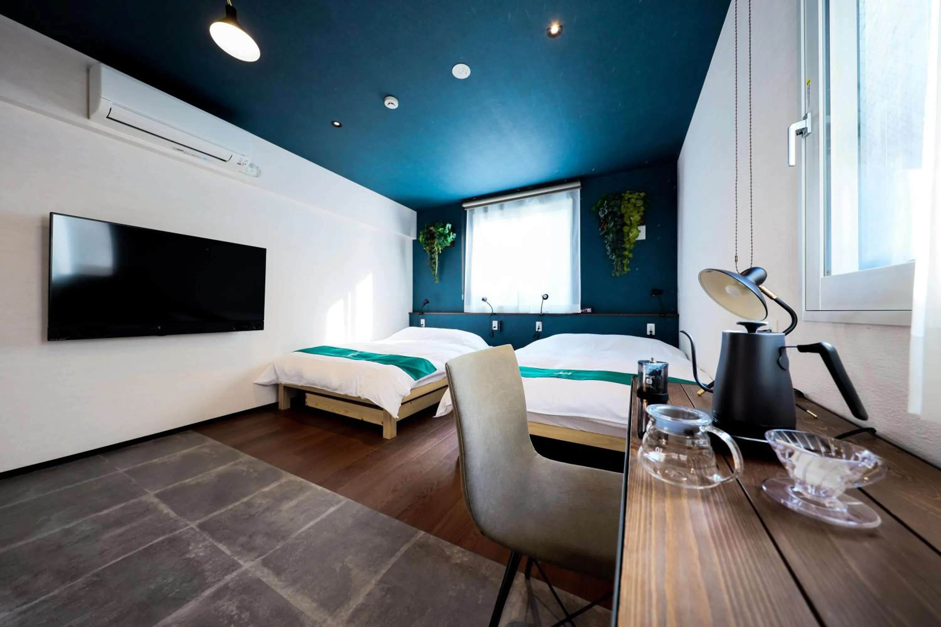 Photo of the whole room, Bed in Hotel Potmum Sapporo