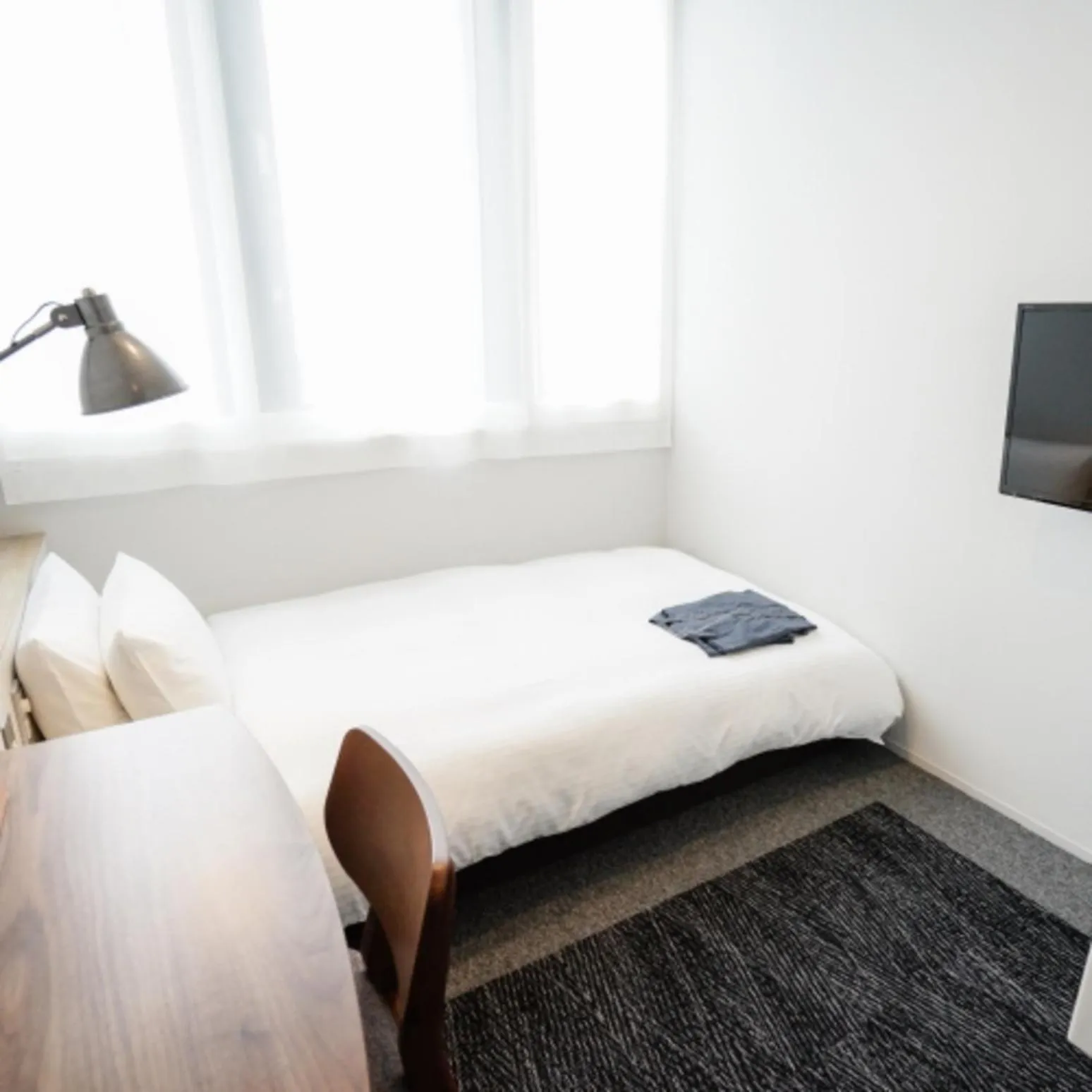 Photo of the whole room, Bed in Hotel Potmum Sapporo