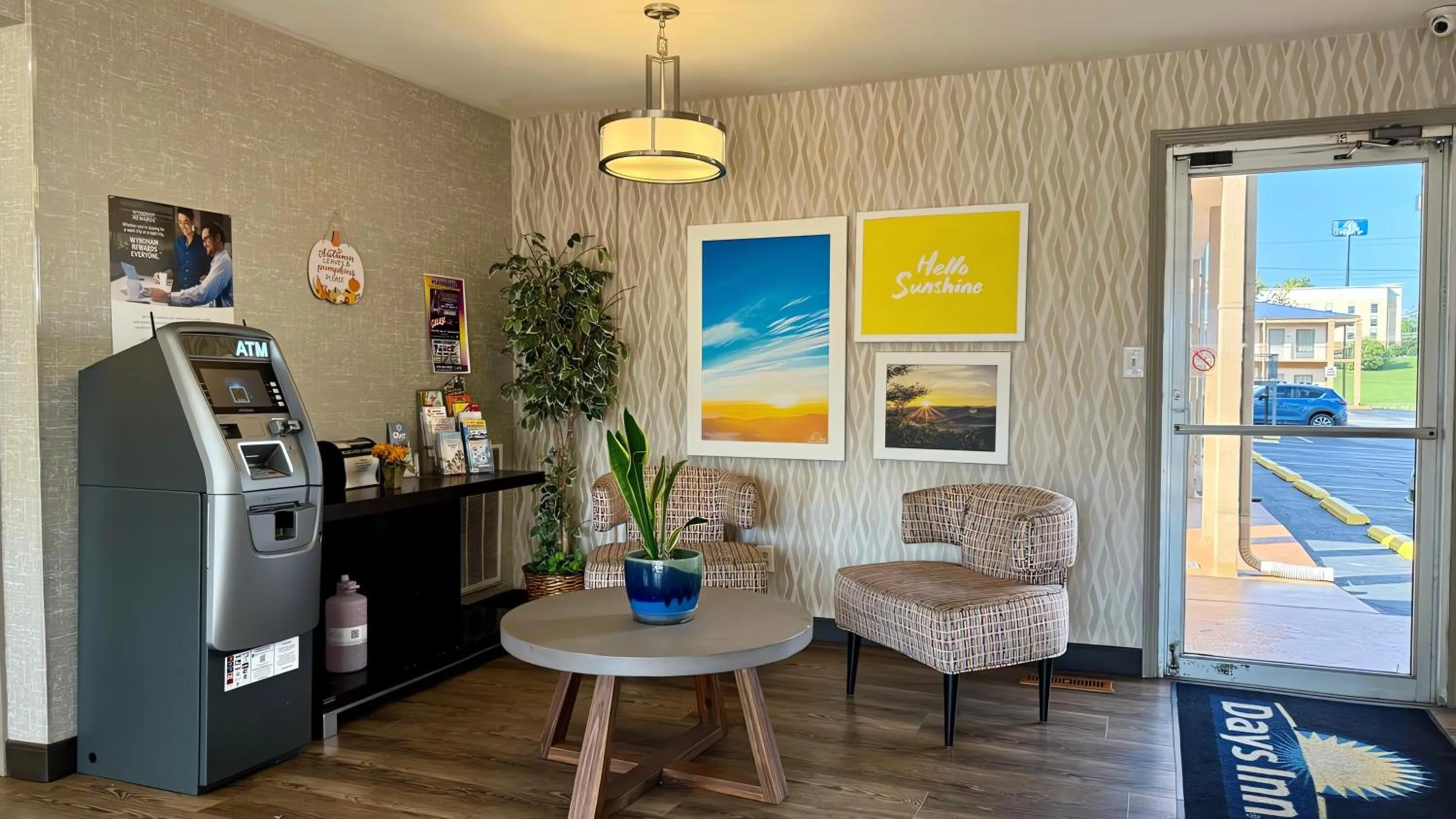 Seating area in Days Inn by Wyndham Cookeville