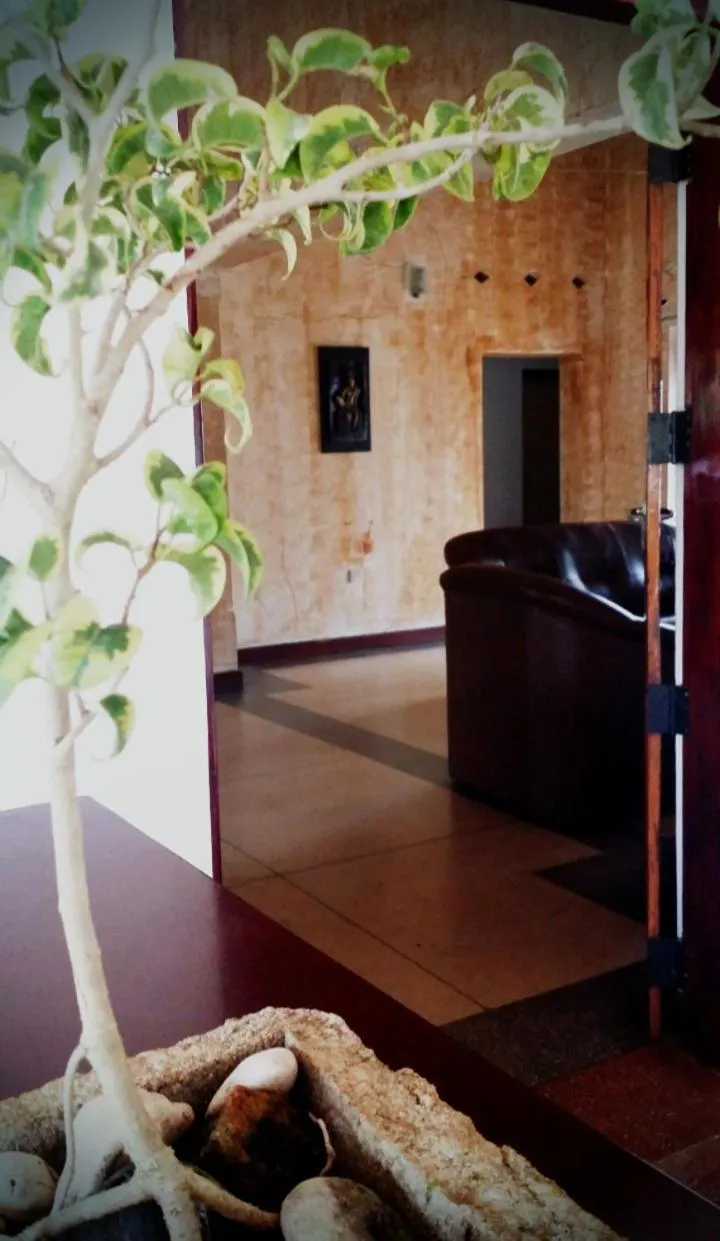 Decorative detail in Saubagya Inn