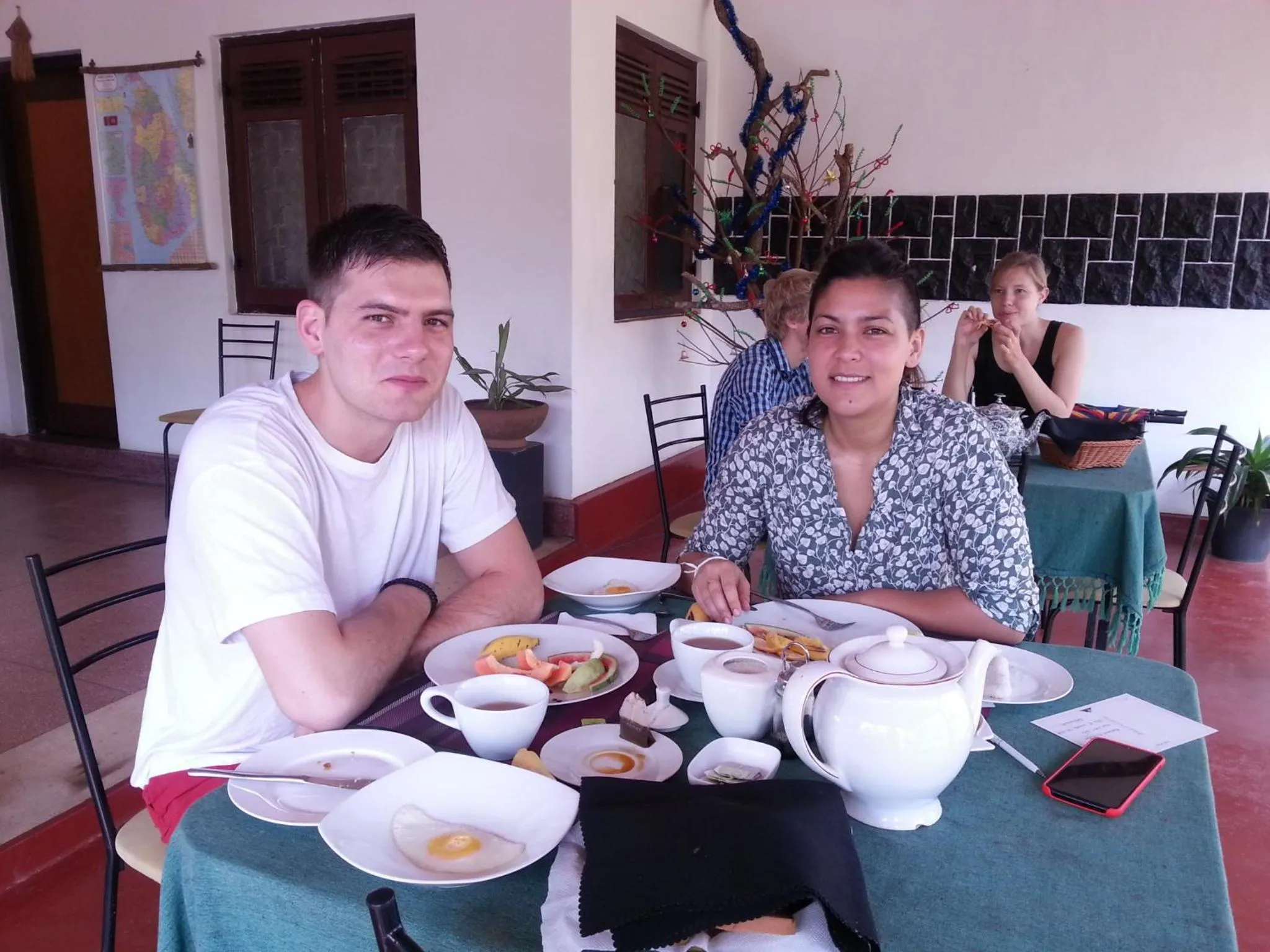 Continental breakfast in Saubagya Inn