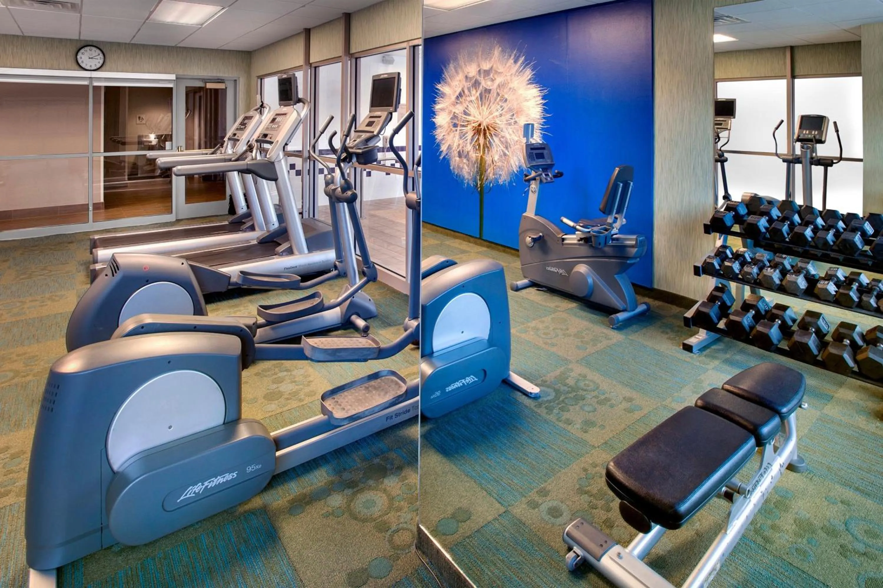 Fitness centre/facilities in SpringHill Suites by Marriott Philadelphia Willow Grove