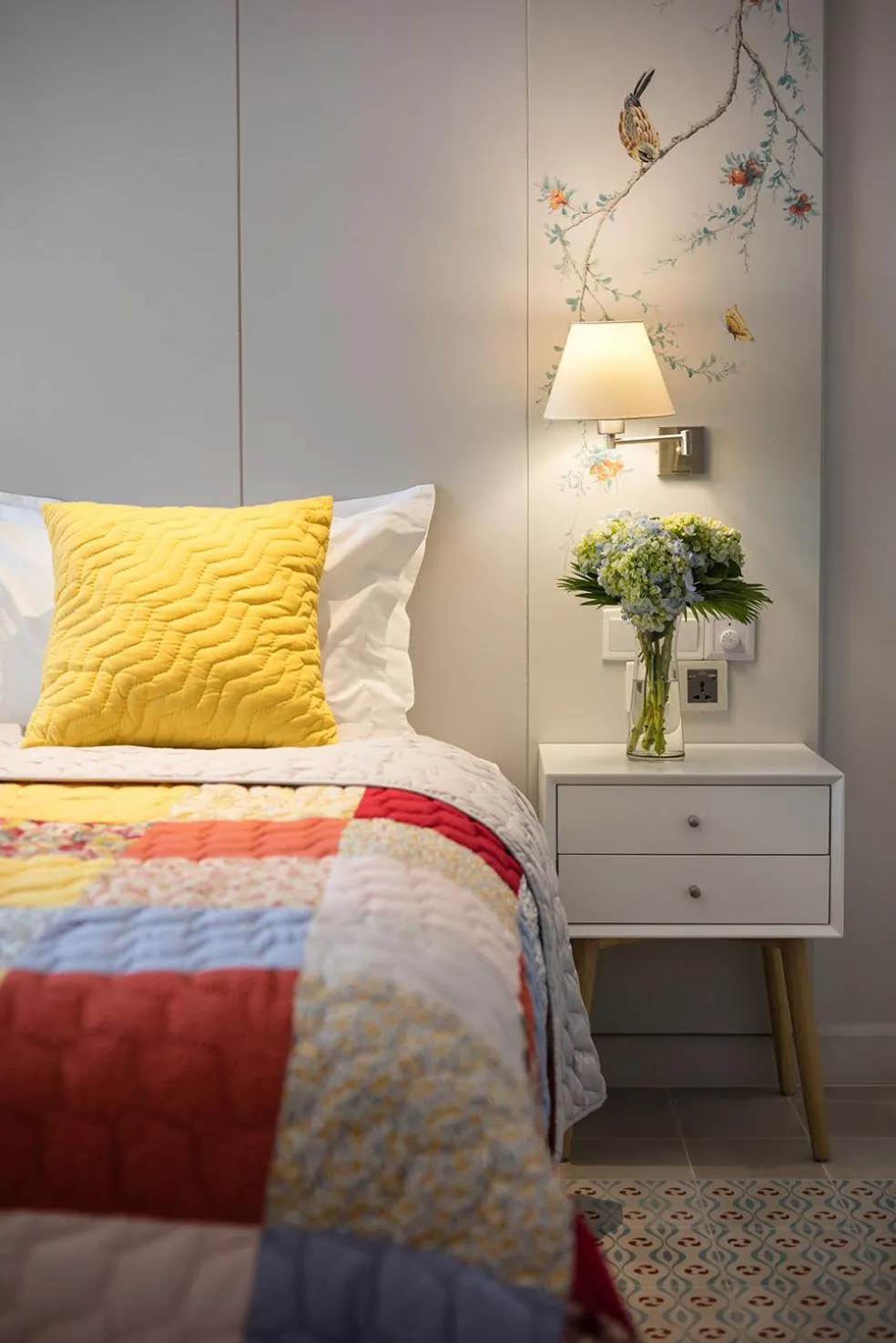 Decorative detail, Bed in Maison De Camille Boutique Hotel