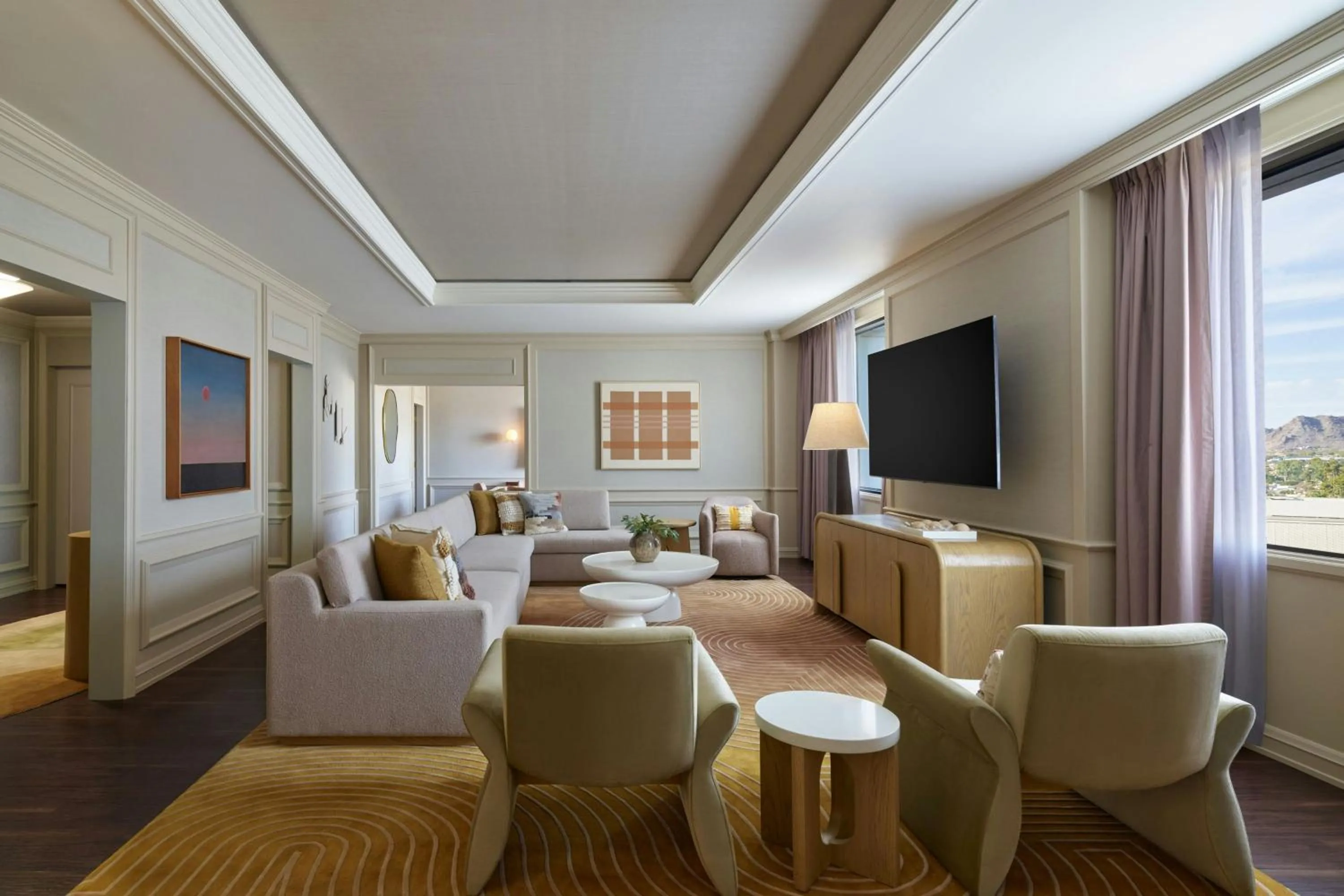 Living room in The Camby, Autograph Collection