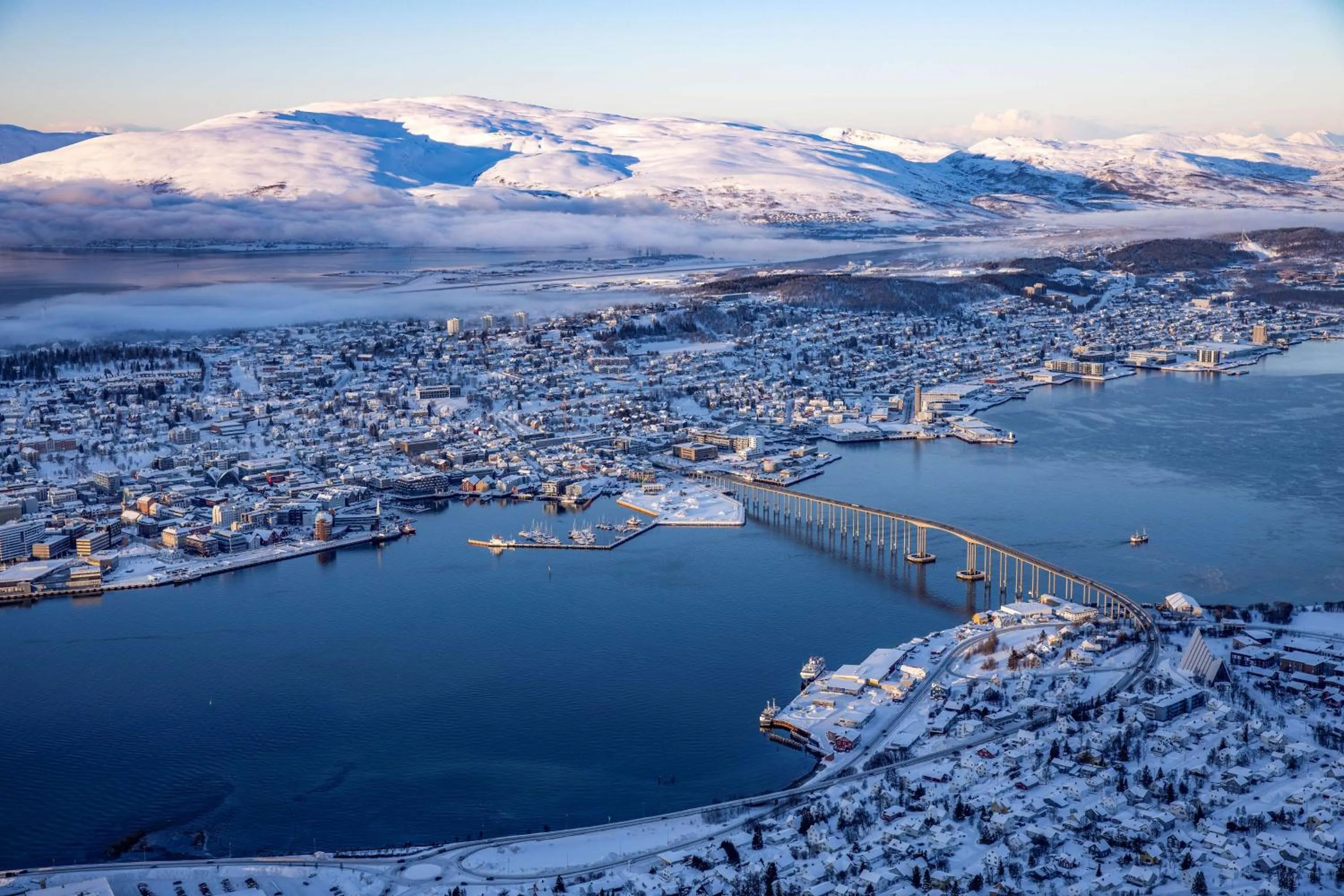 Bird's eye view in Radisson Blu Hotel Tromsø