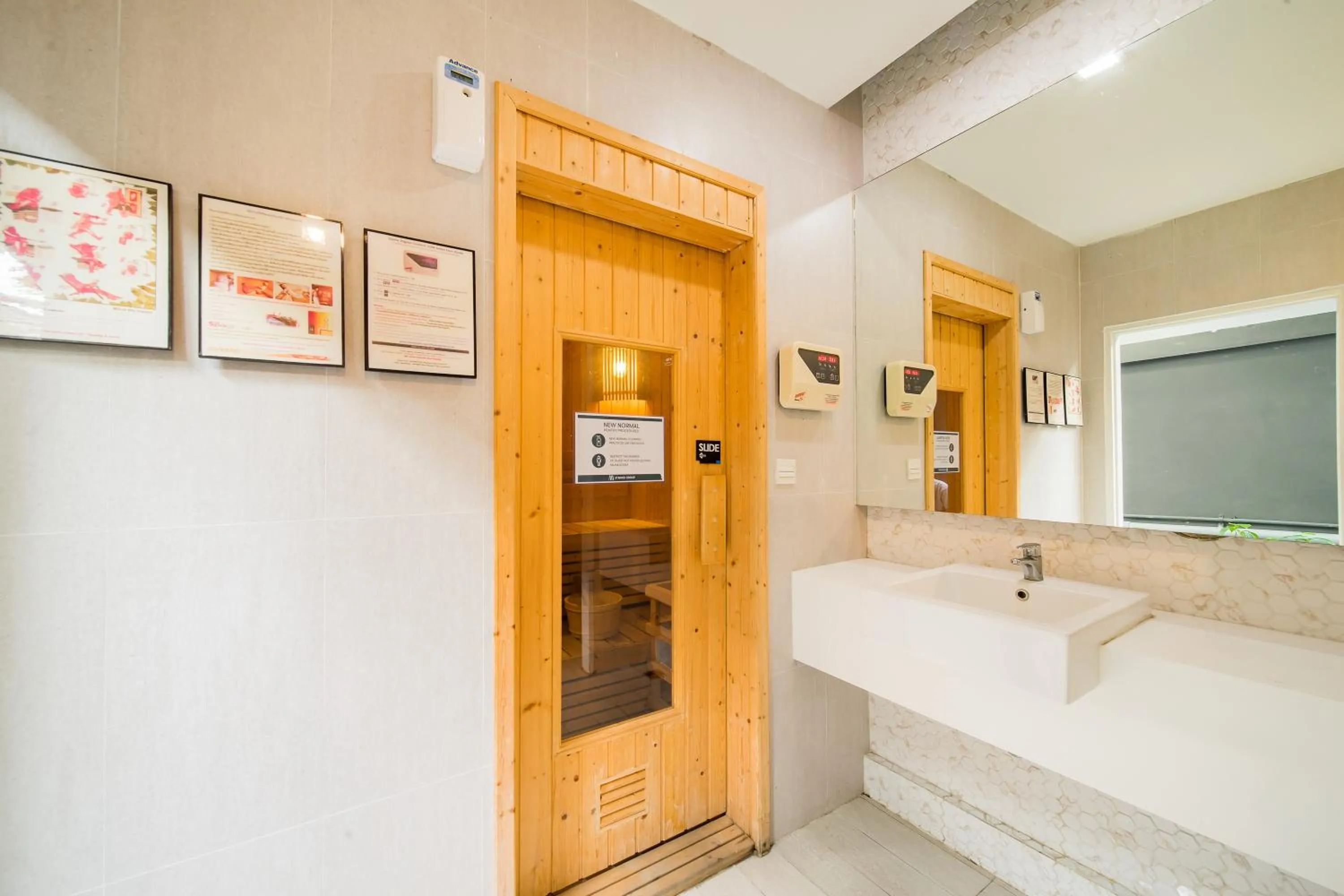 Sauna in Arden Hotel and Residence by At Mind