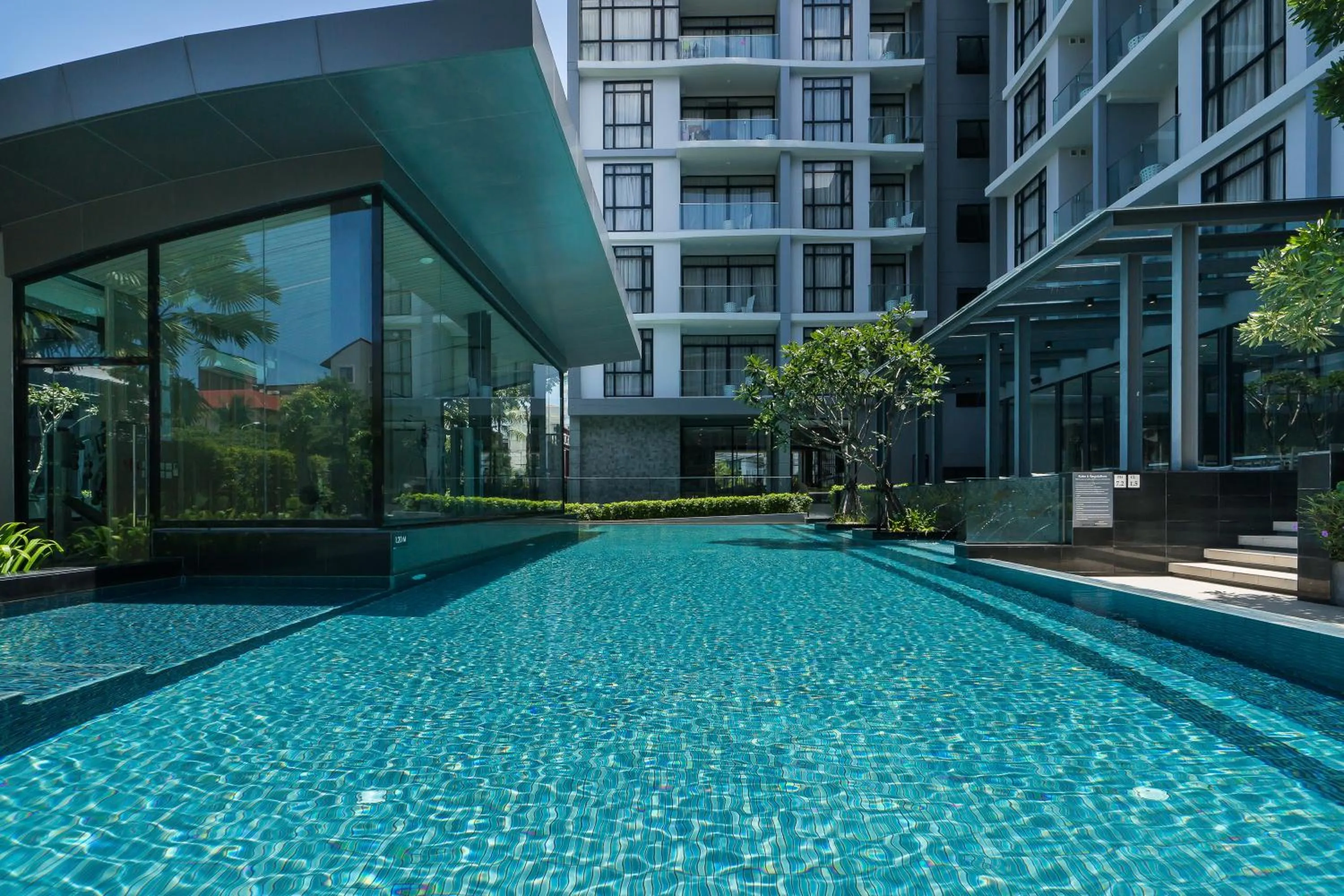 Swimming pool in Arden Hotel and Residence by At Mind